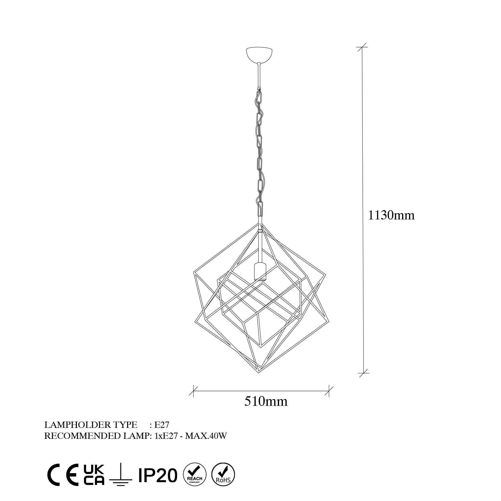 Till 13254 Rustik Avize Aydınlatma | ByLamp