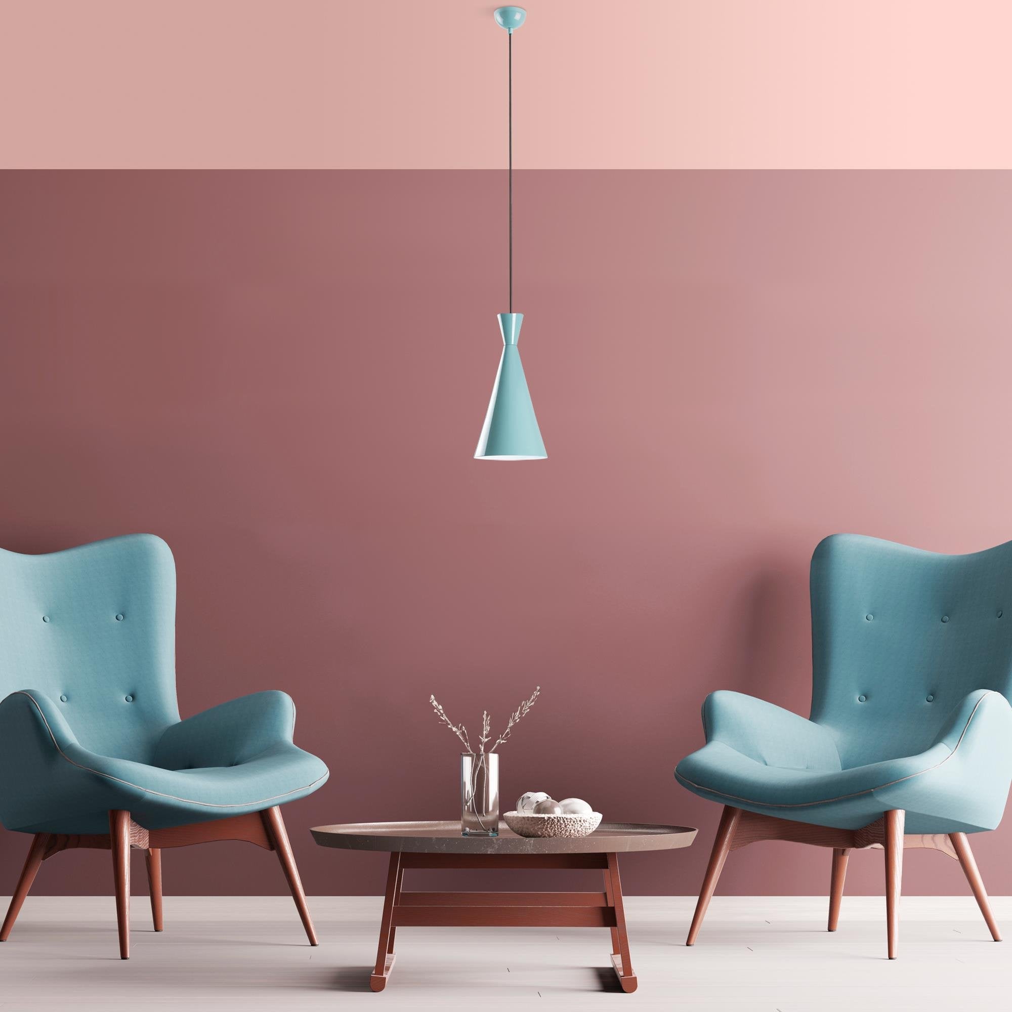 Tom 3541 Turkuaz Sıvama Sarkıt Aydınlatma | ByLamp