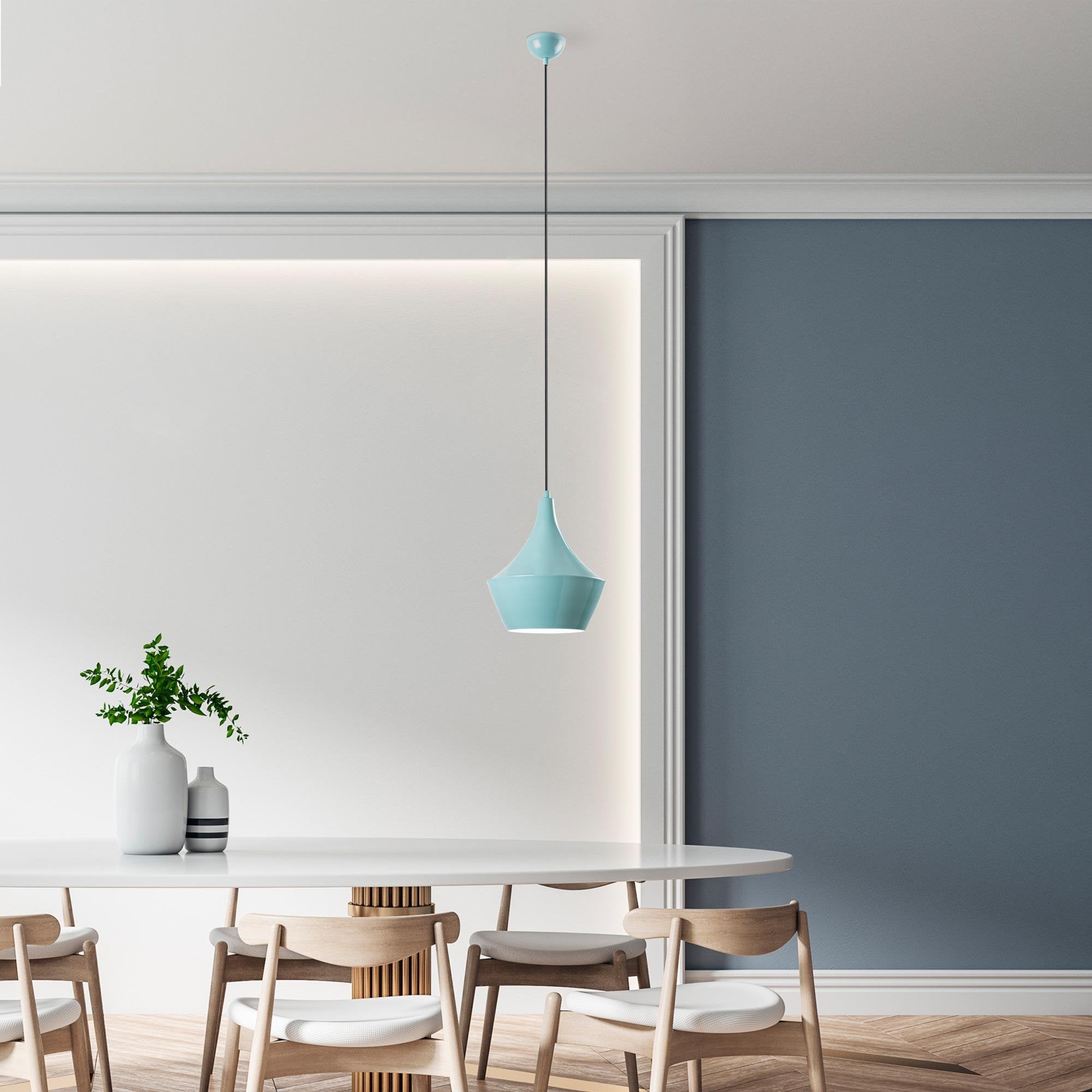 Tom 3551 Turkuaz Sıvama Sarkıt Aydınlatma | ByLamp