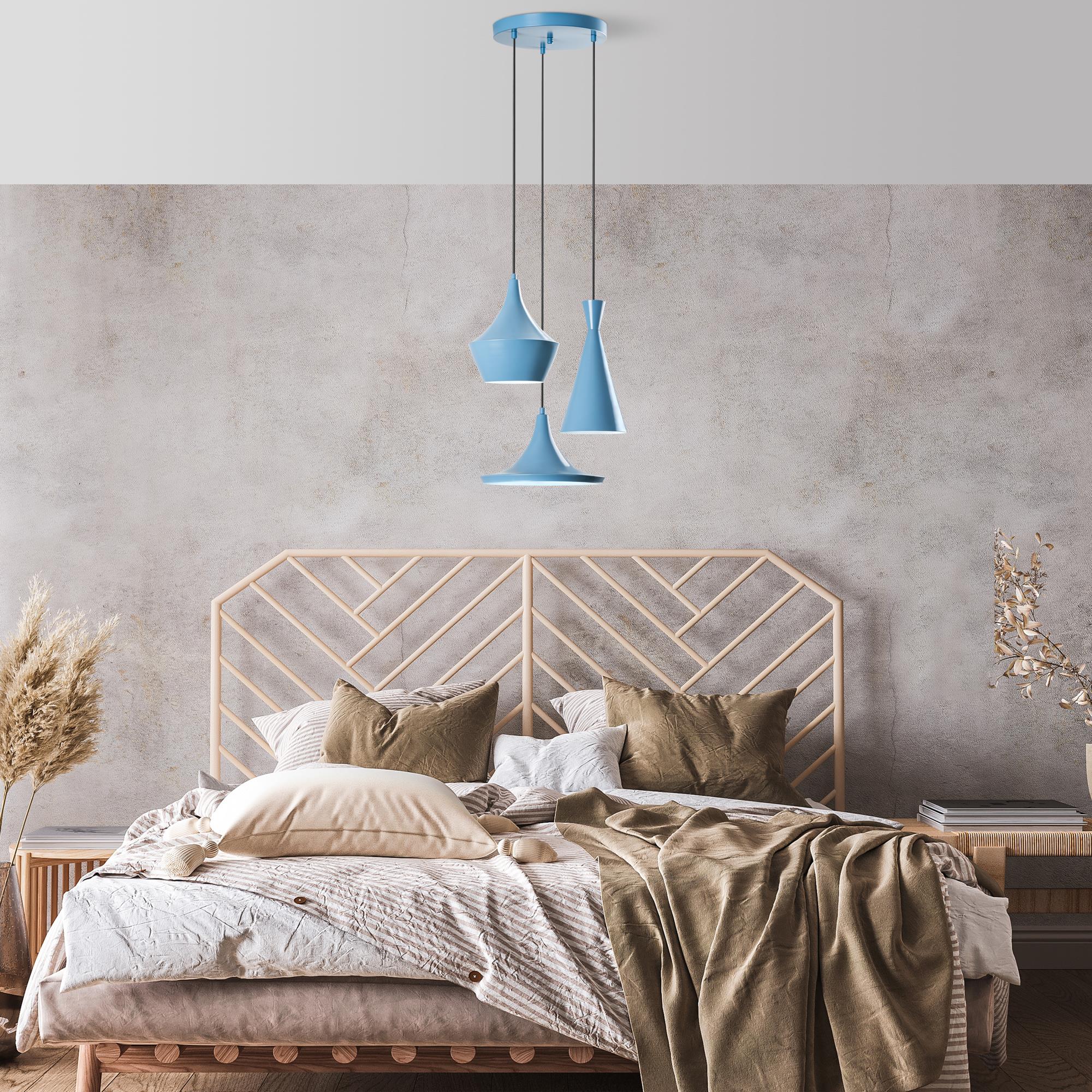 Tom 3556 Açık Mavi Sıvama Sarkıt Aydınlatma | ByLamp