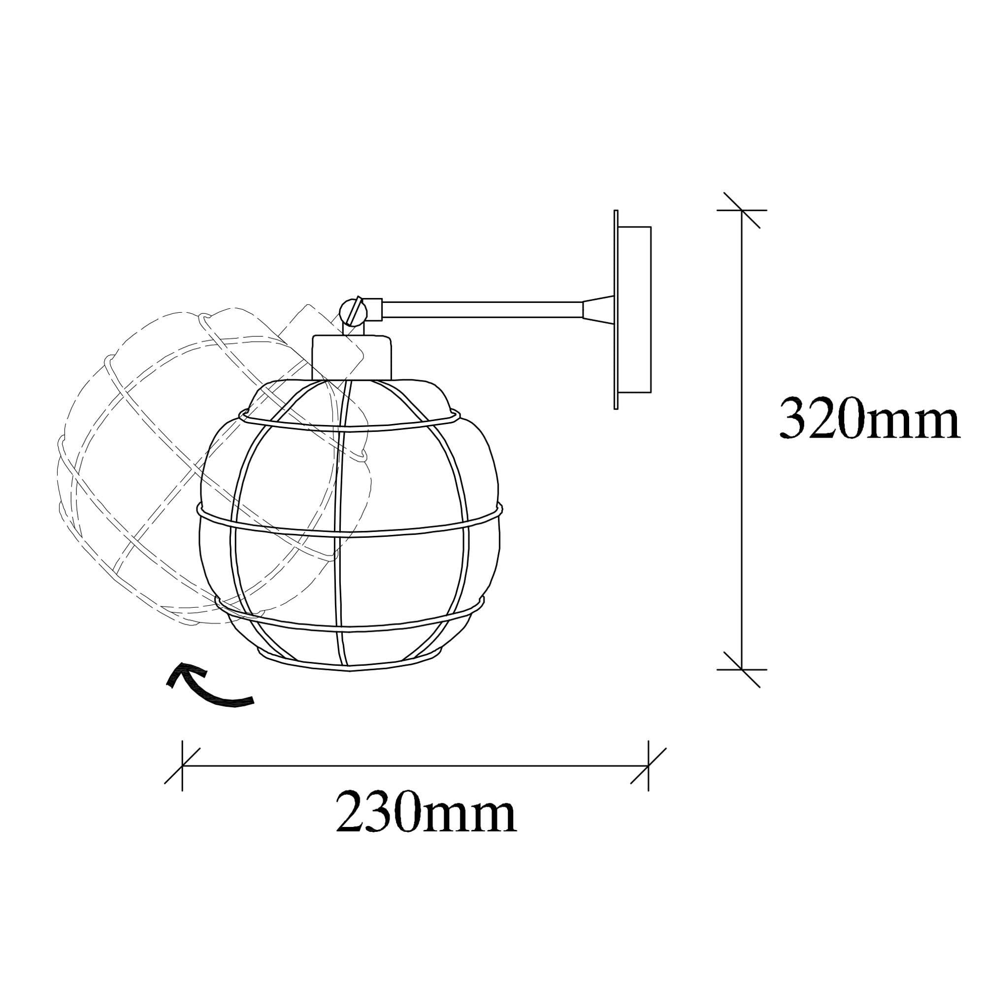 Toptel MR 882 Tel Aplik Duvar Aydınlatma | ByLamp