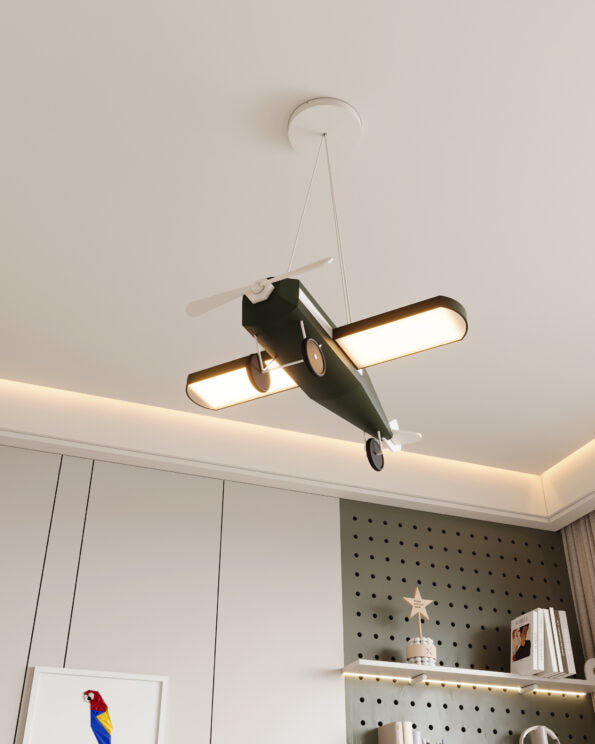 Uçak Sarkıt Lamba Çocuk Odası Aydınlatma | ByLamp