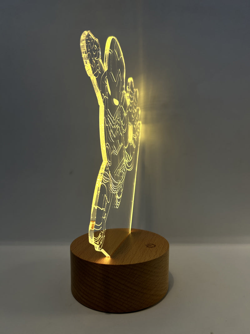 Flying Iron Man Figured Decorative Gift Led Table Lamp | BYLAMP