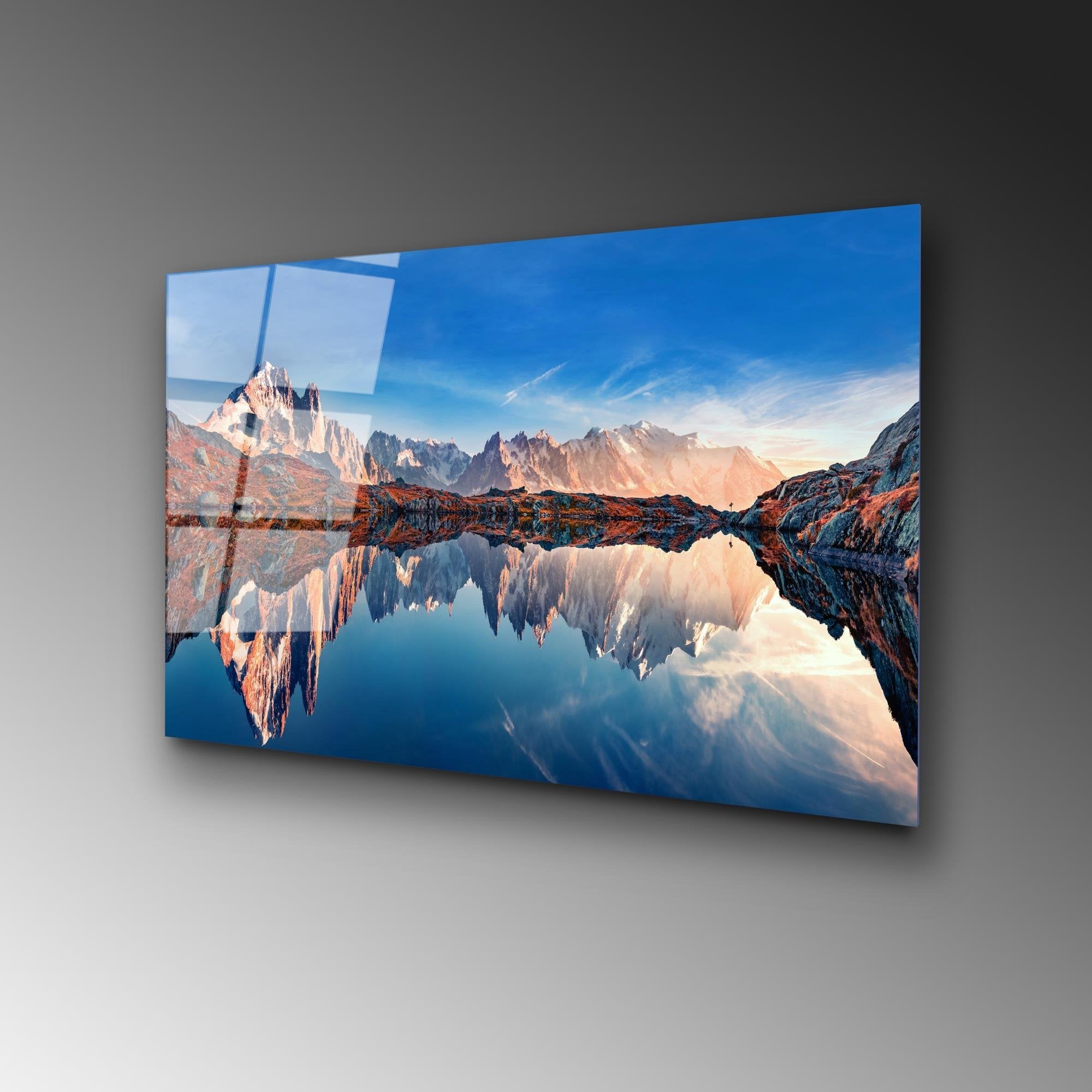 UV-329 Baskılı Cam Dikdörtgen Duvar Tablosu | ByLamp