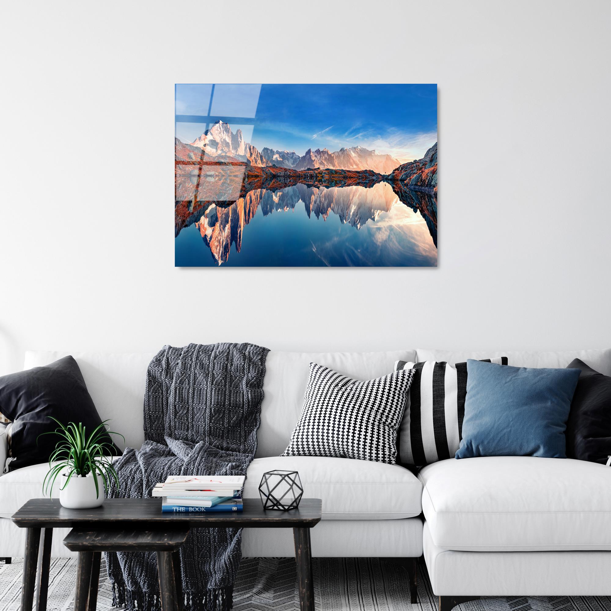 UV-329 Baskılı Cam Dikdörtgen Duvar Tablosu | ByLamp