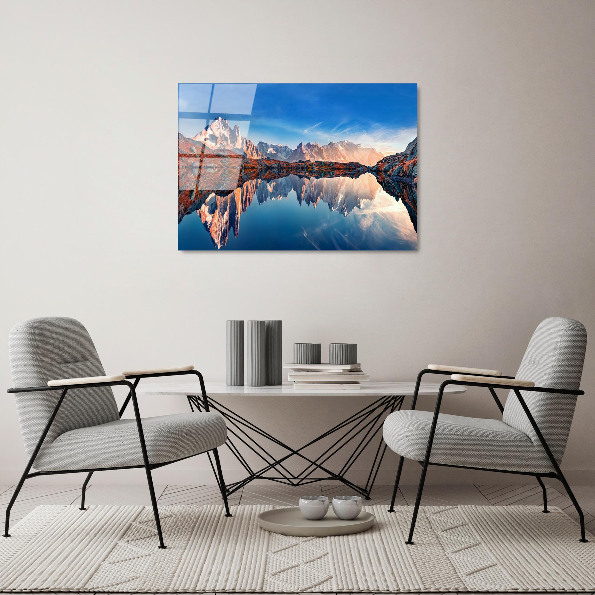 UV-329 Baskılı Cam Dikdörtgen Duvar Tablosu | ByLamp