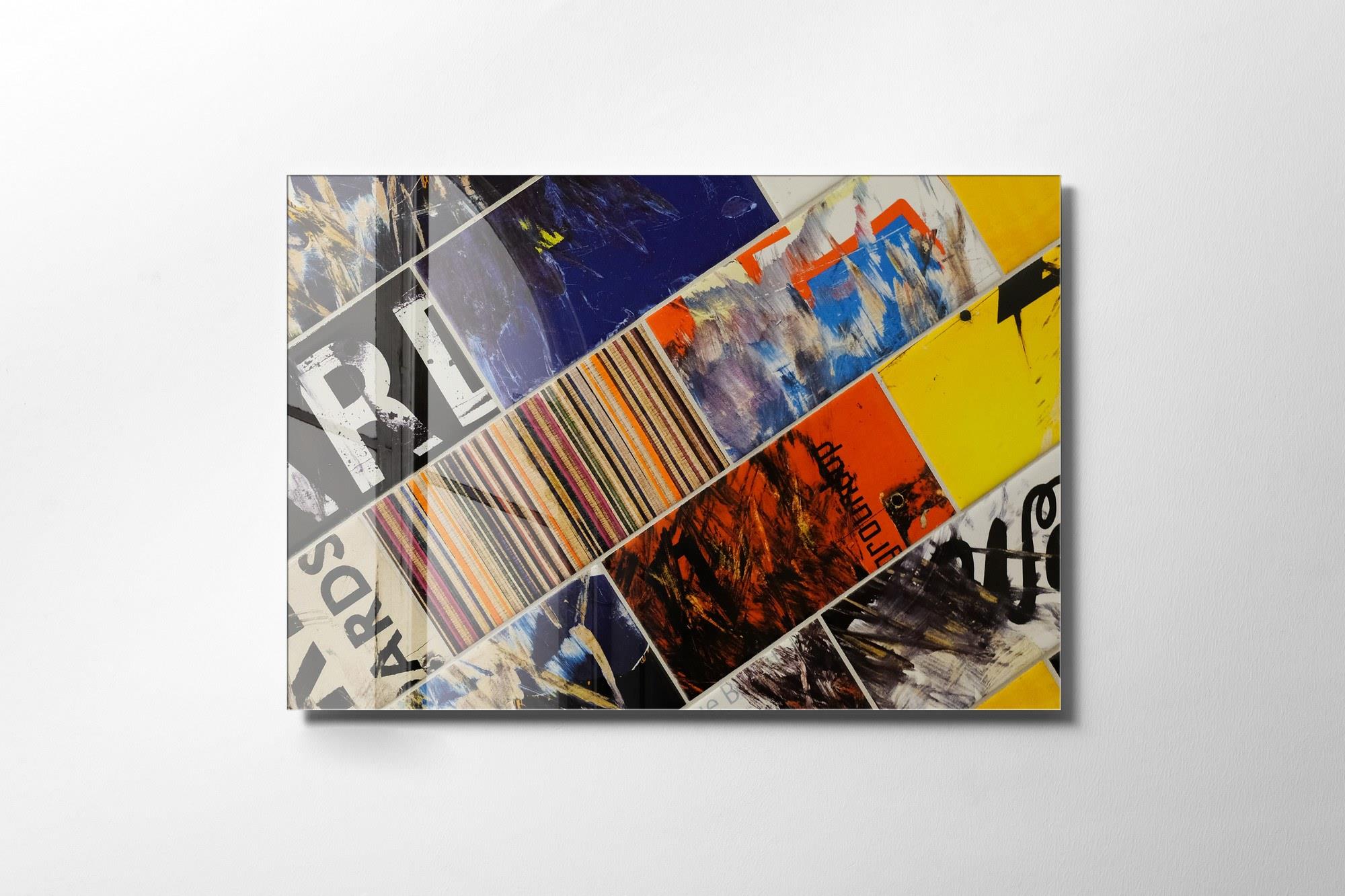 UV-550 Baskılı Cam Dikdörtgen Duvar Tablosu | ByLamp