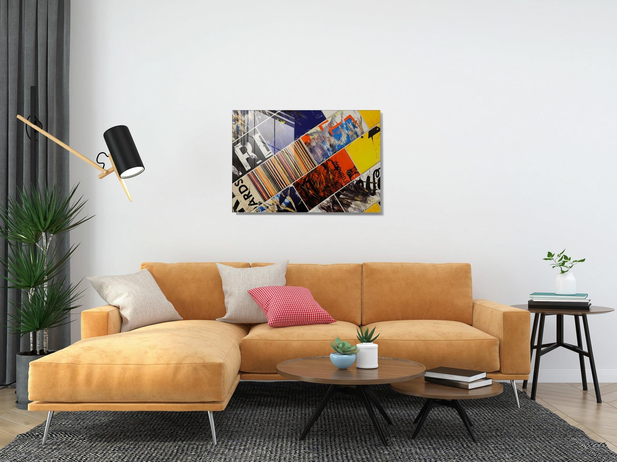 UV-550 Baskılı Cam Dikdörtgen Duvar Tablosu | ByLamp