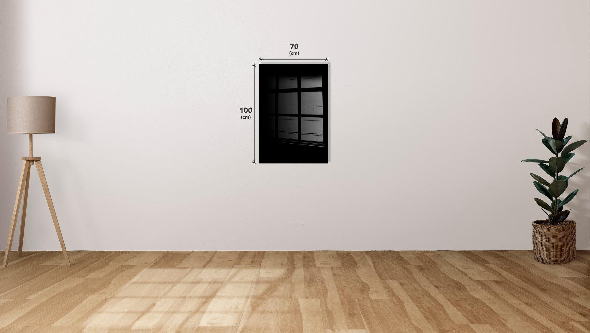 UV-003 Baskılı Cam Dikdörtgen Duvar Tablosu | ByLamp