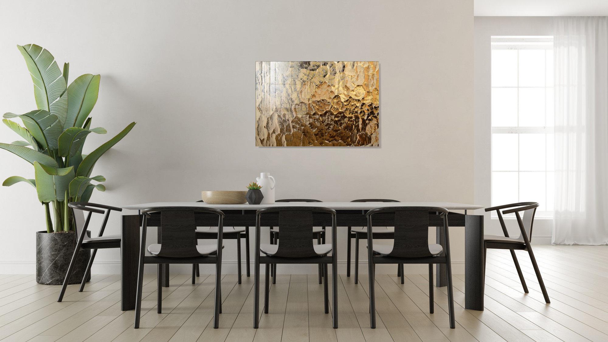 UV-007 Baskılı Cam Dikdörtgen Duvar Tablosu | ByLamp