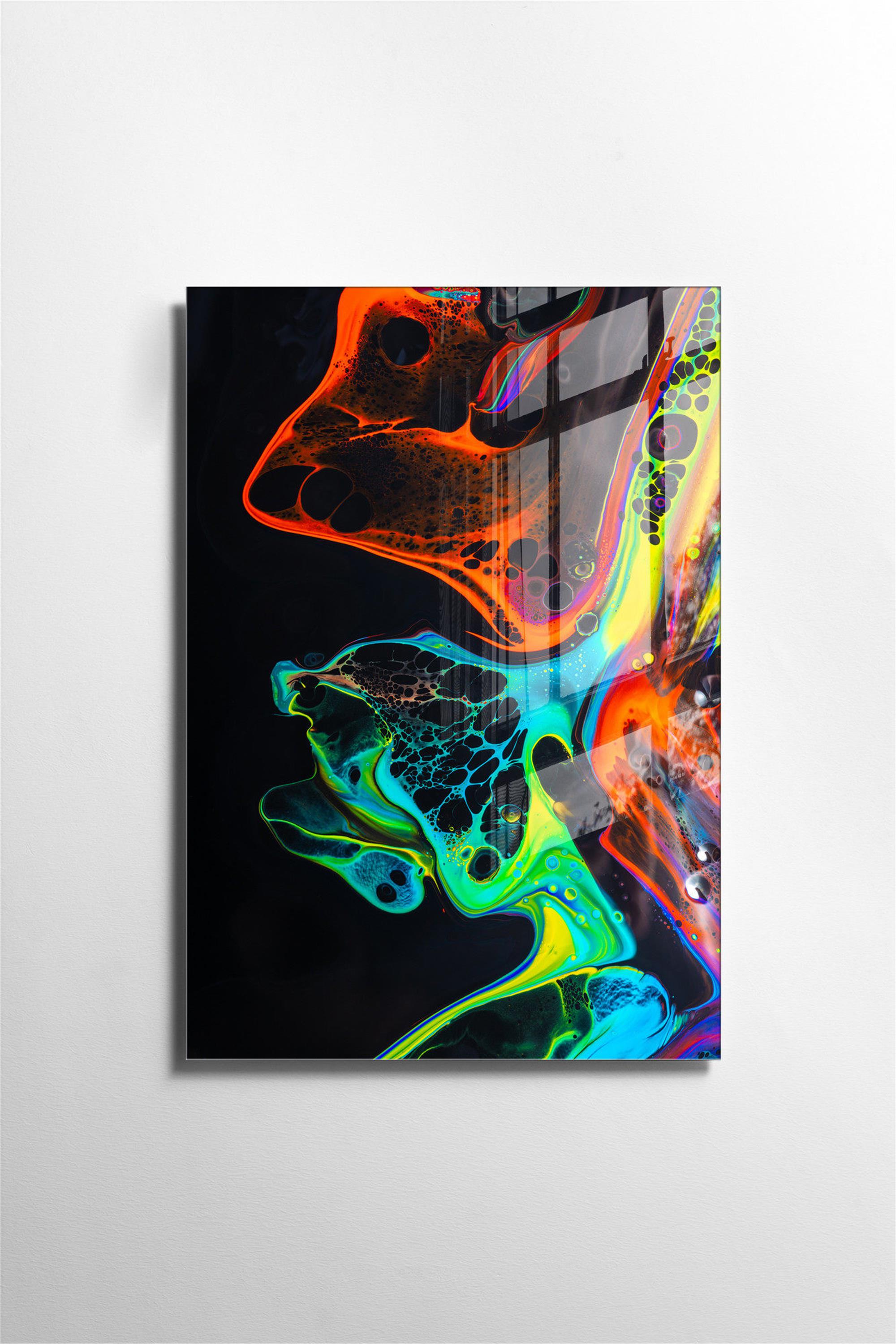 UV-010 Baskılı Cam Dikdörtgen Duvar Tablosu | ByLamp