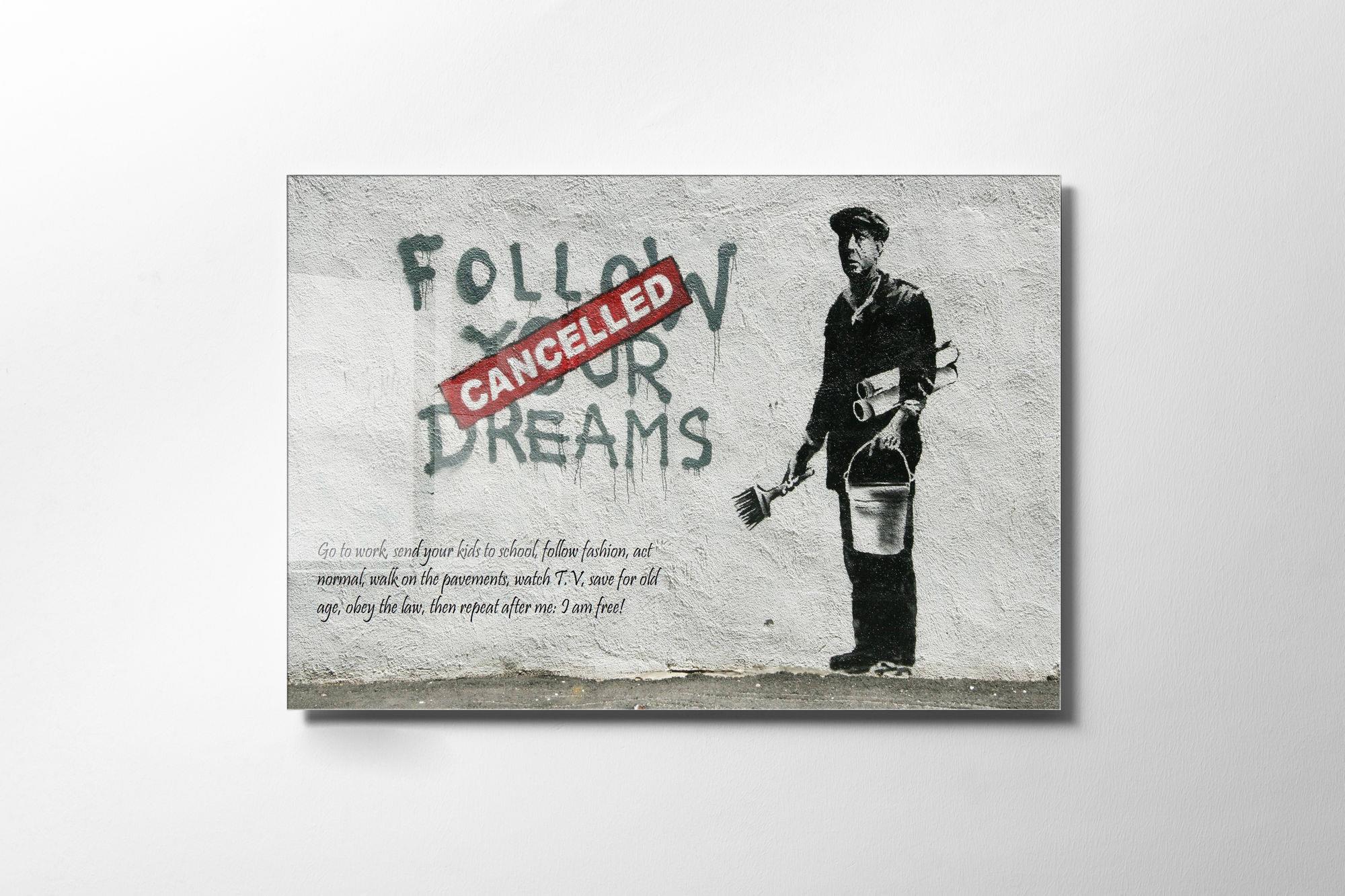 UV-022 Baskılı Cam Dikdörtgen Duvar Tablosu | ByLamp