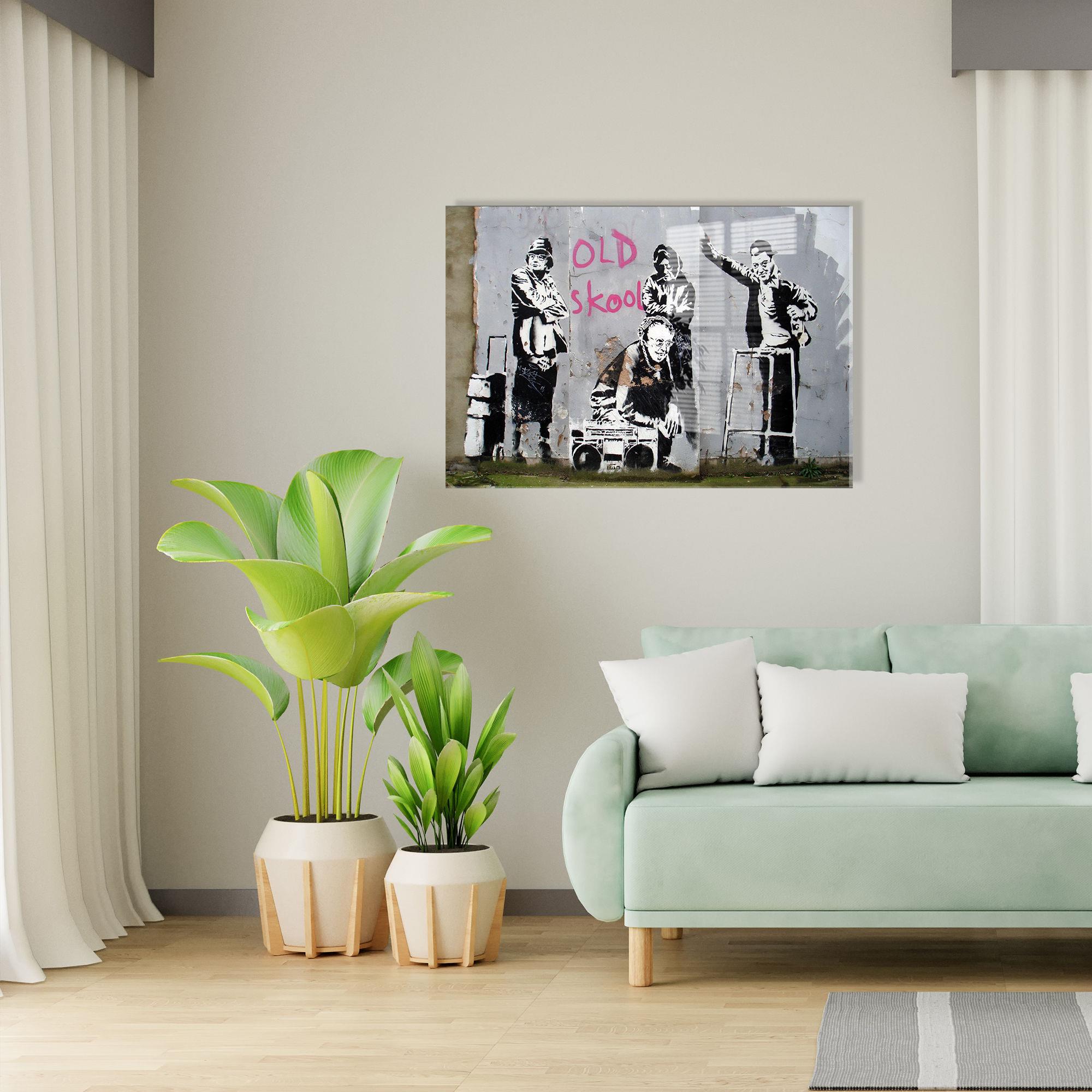 UV-023 Baskılı Cam Dikdörtgen Duvar Tablosu | ByLamp