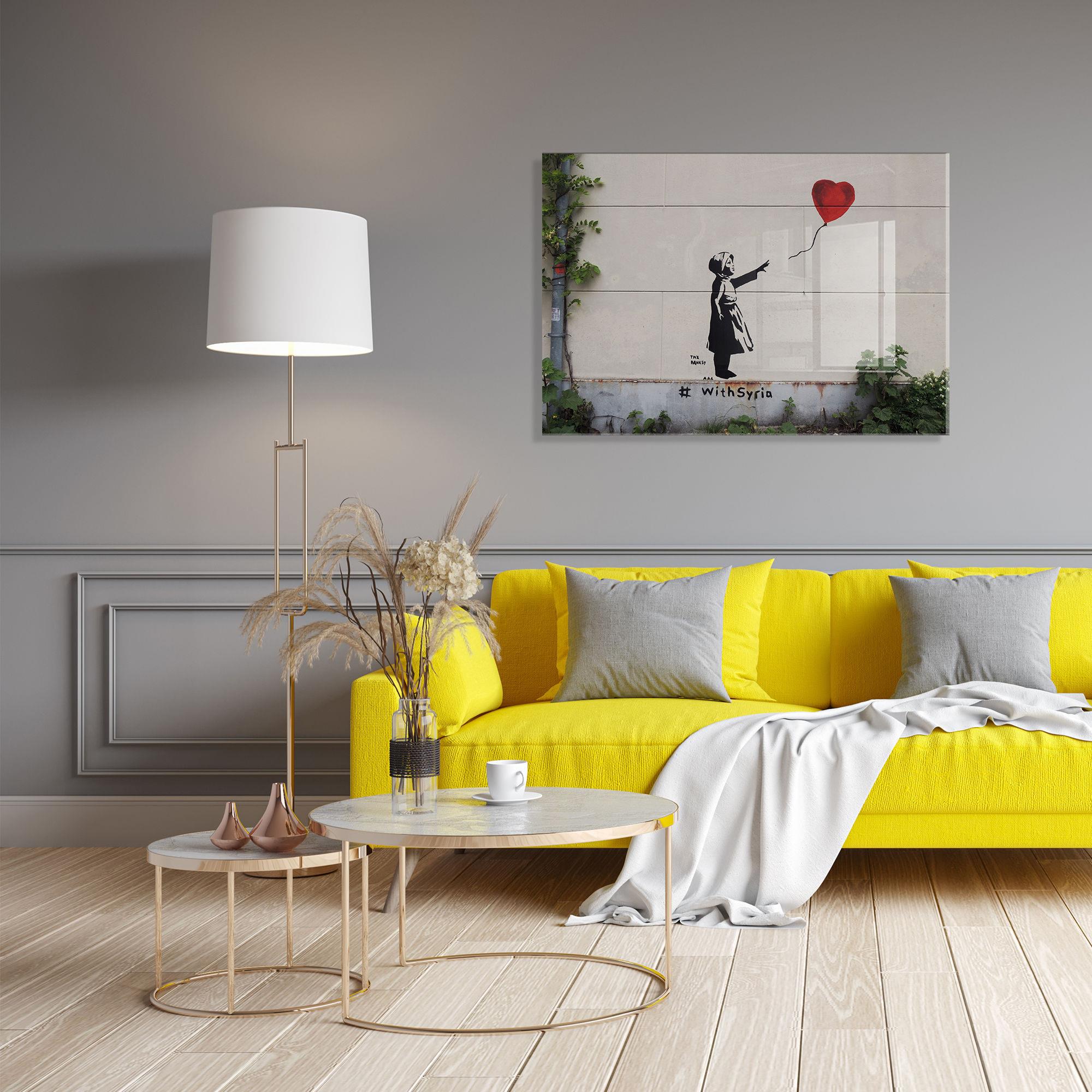 UV-029 Baskılı Cam Dikdörtgen Duvar Tablosu | ByLamp