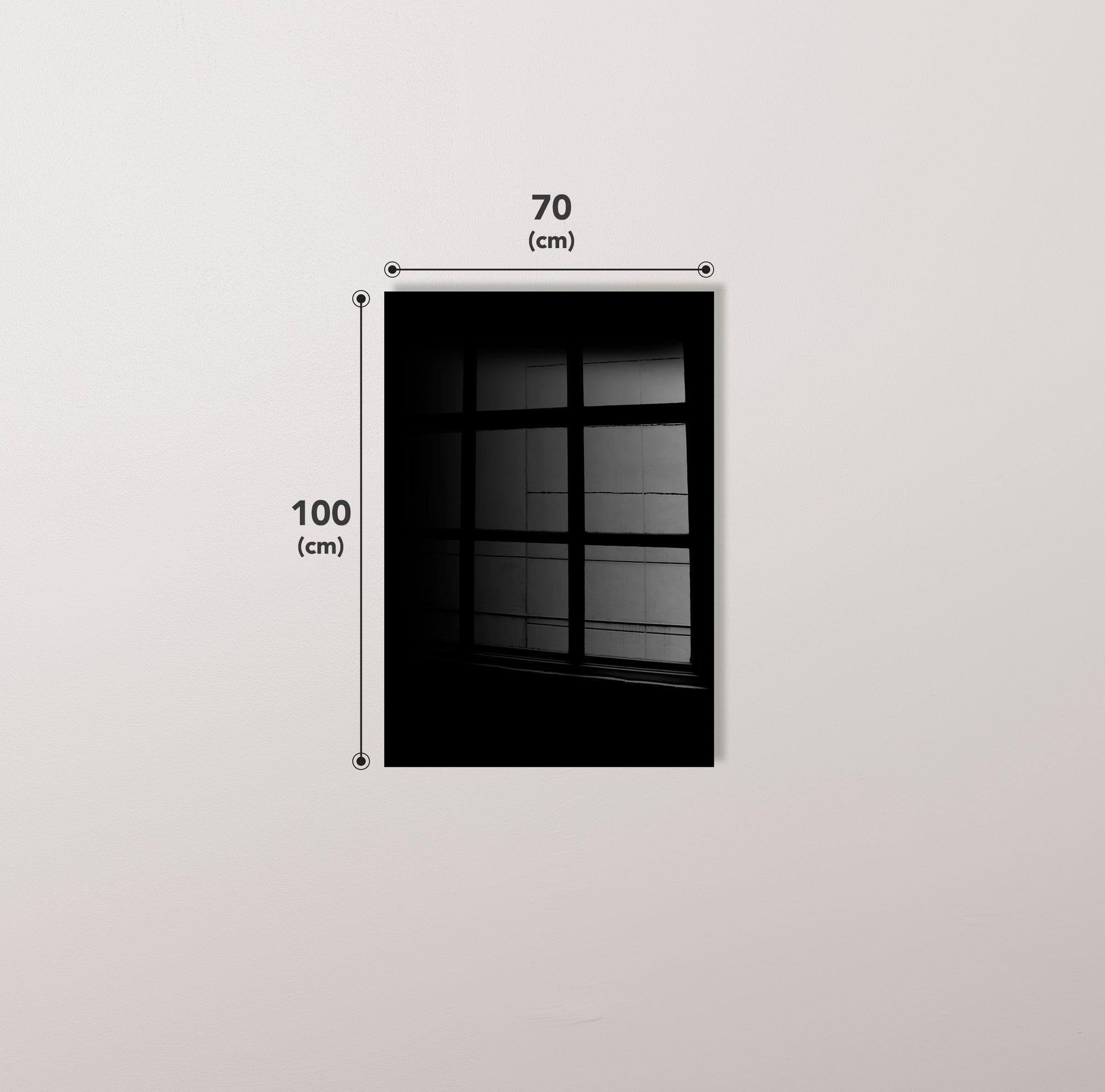 UV-030 Baskılı Cam Dikdörtgen Duvar Tablosu | ByLamp