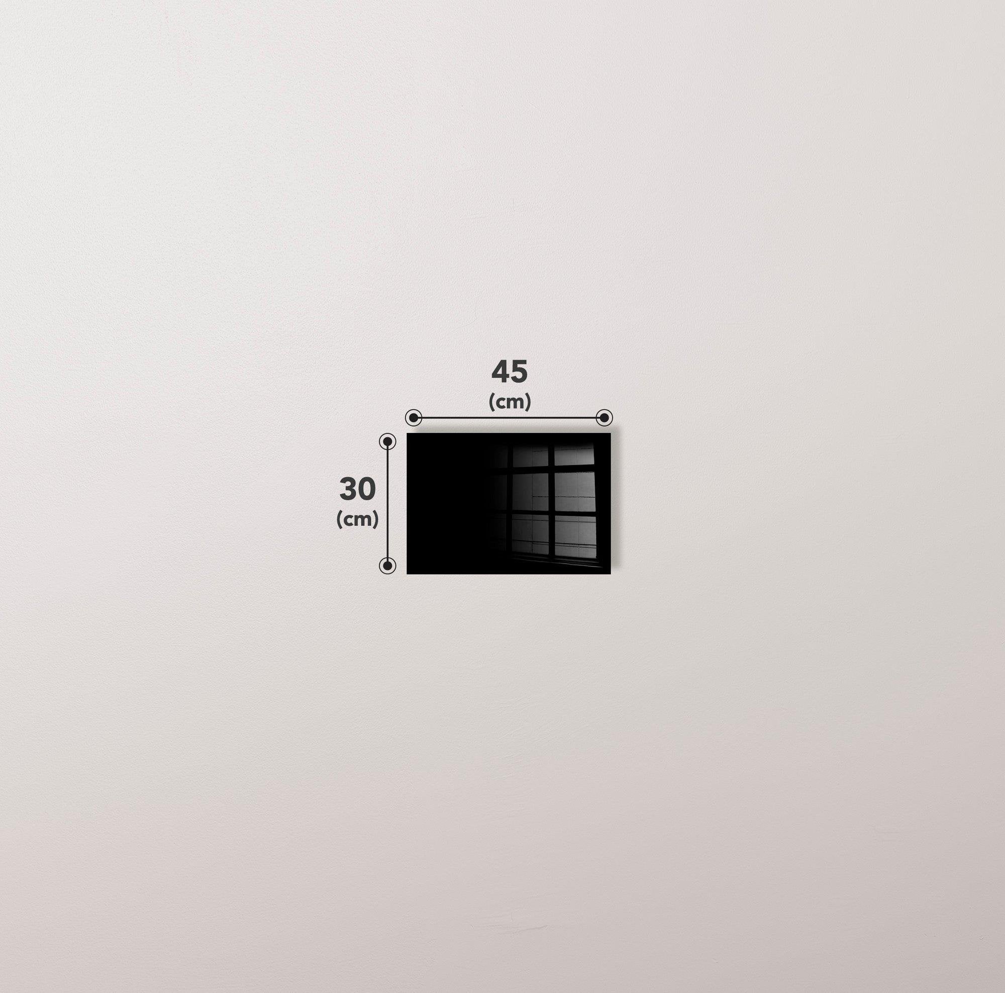 UV-036 Baskılı Cam Dikdörtgen Duvar Tablosu | ByLamp