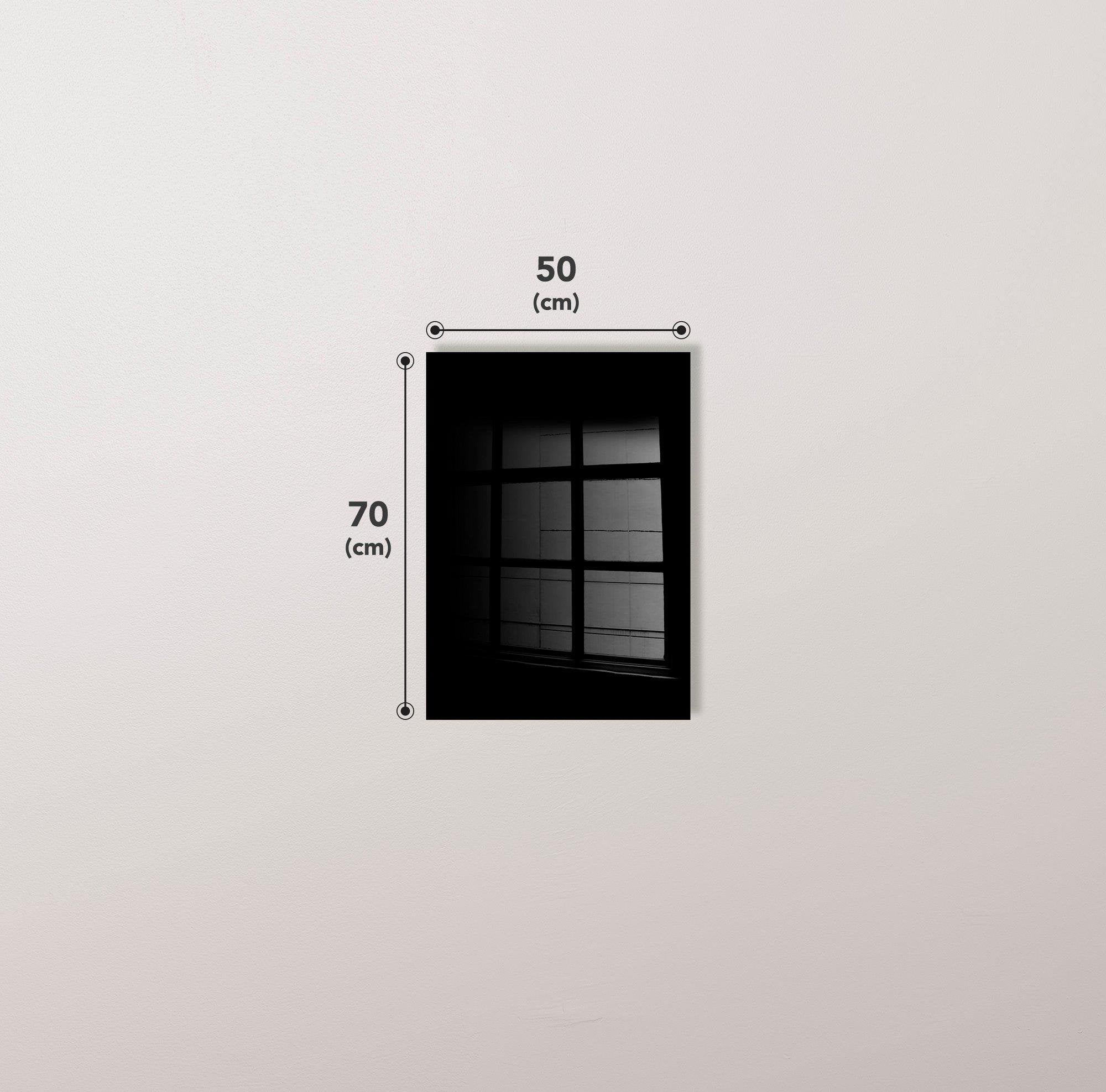 UV-038 Baskılı Cam Dikdörtgen Duvar Tablosu | ByLamp