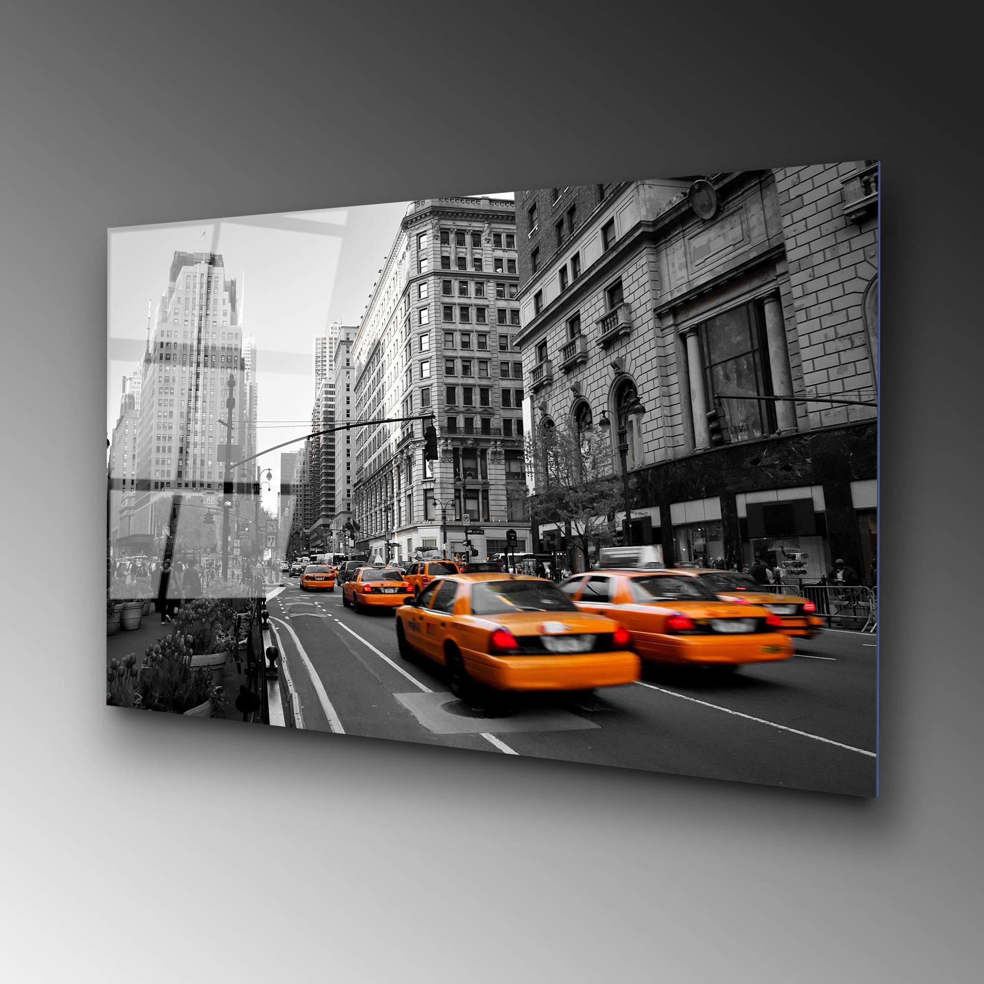 UV-040 Baskılı Cam Dikdörtgen Duvar Tablosu | ByLamp