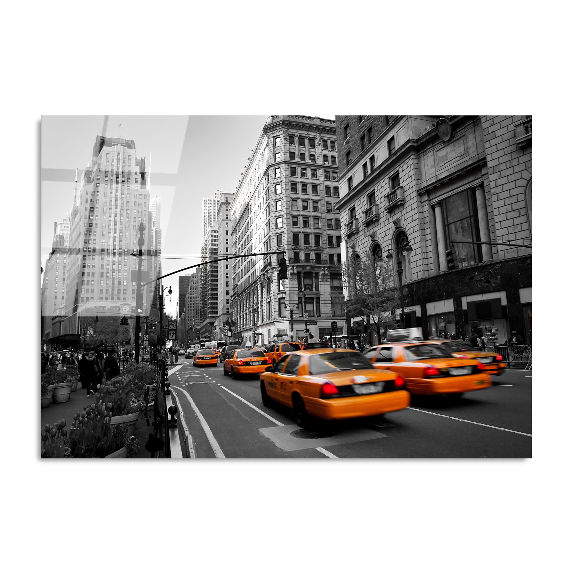 UV-040 Baskılı Cam Dikdörtgen Duvar Tablosu | ByLamp