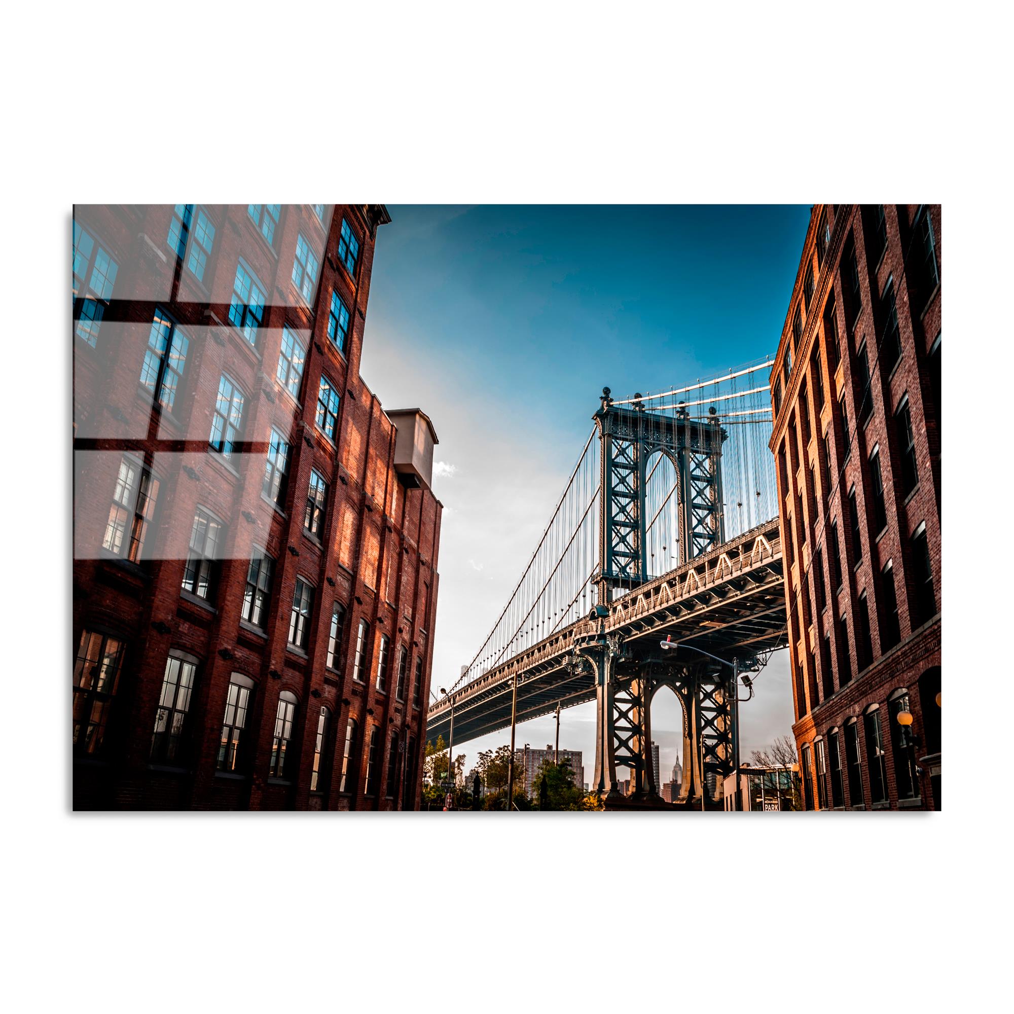 UV-042 Baskılı Cam Dikdörtgen Duvar Tablosu | ByLamp