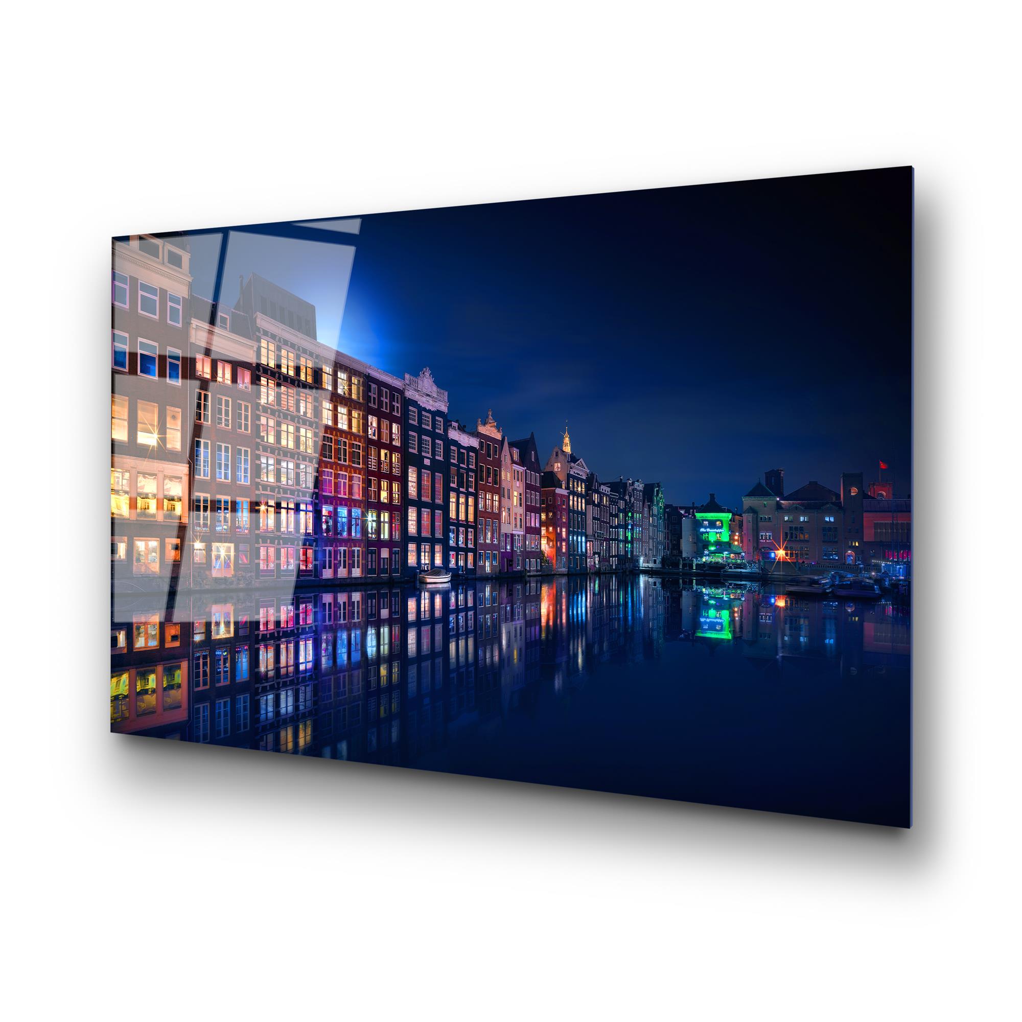 UV-043 Baskılı Cam Dikdörtgen Duvar Tablosu | ByLamp