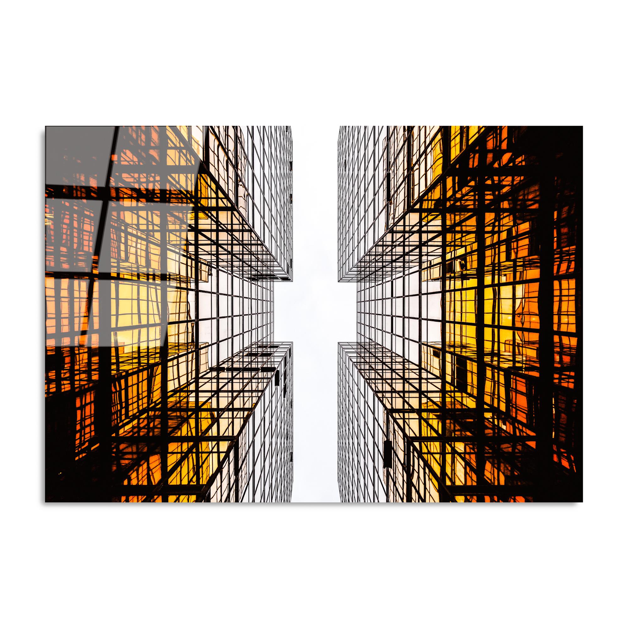 UV-047 Baskılı Cam Dikdörtgen Duvar Tablosu | ByLamp