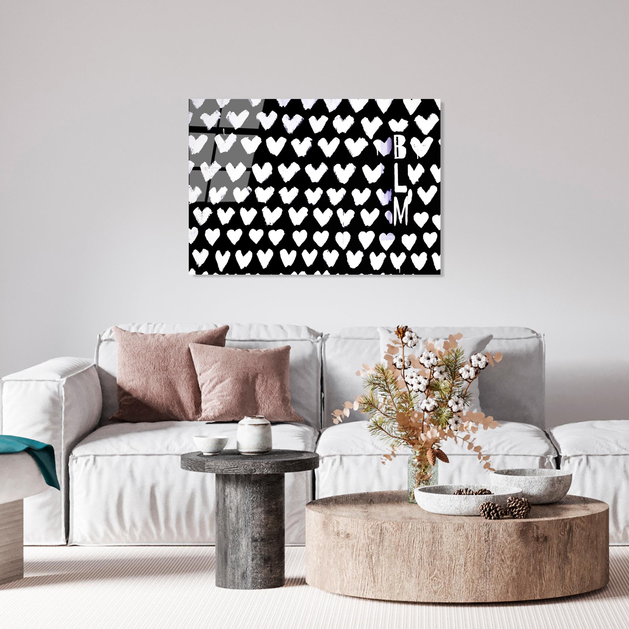 UV-050 Baskılı Cam Dikdörtgen Duvar Tablosu | ByLamp