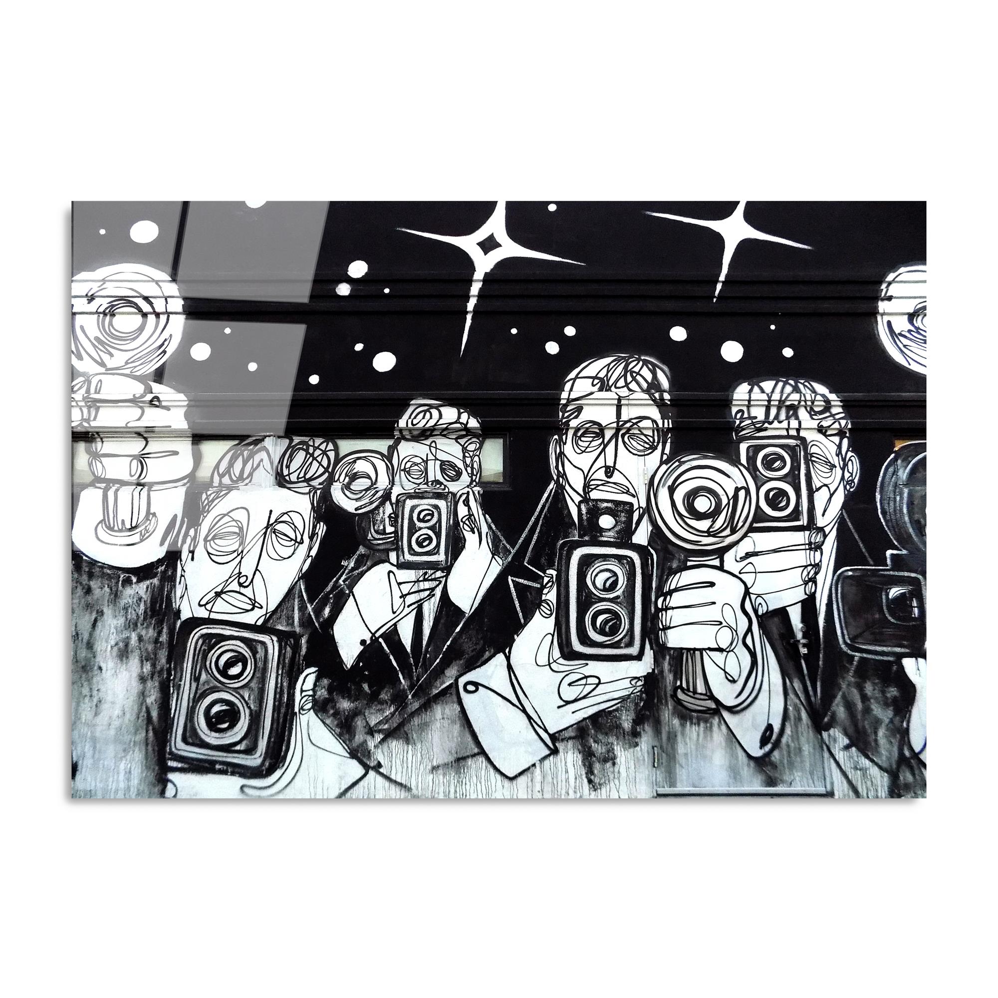 UV-051 Baskılı Cam Dikdörtgen Duvar Tablosu | ByLamp