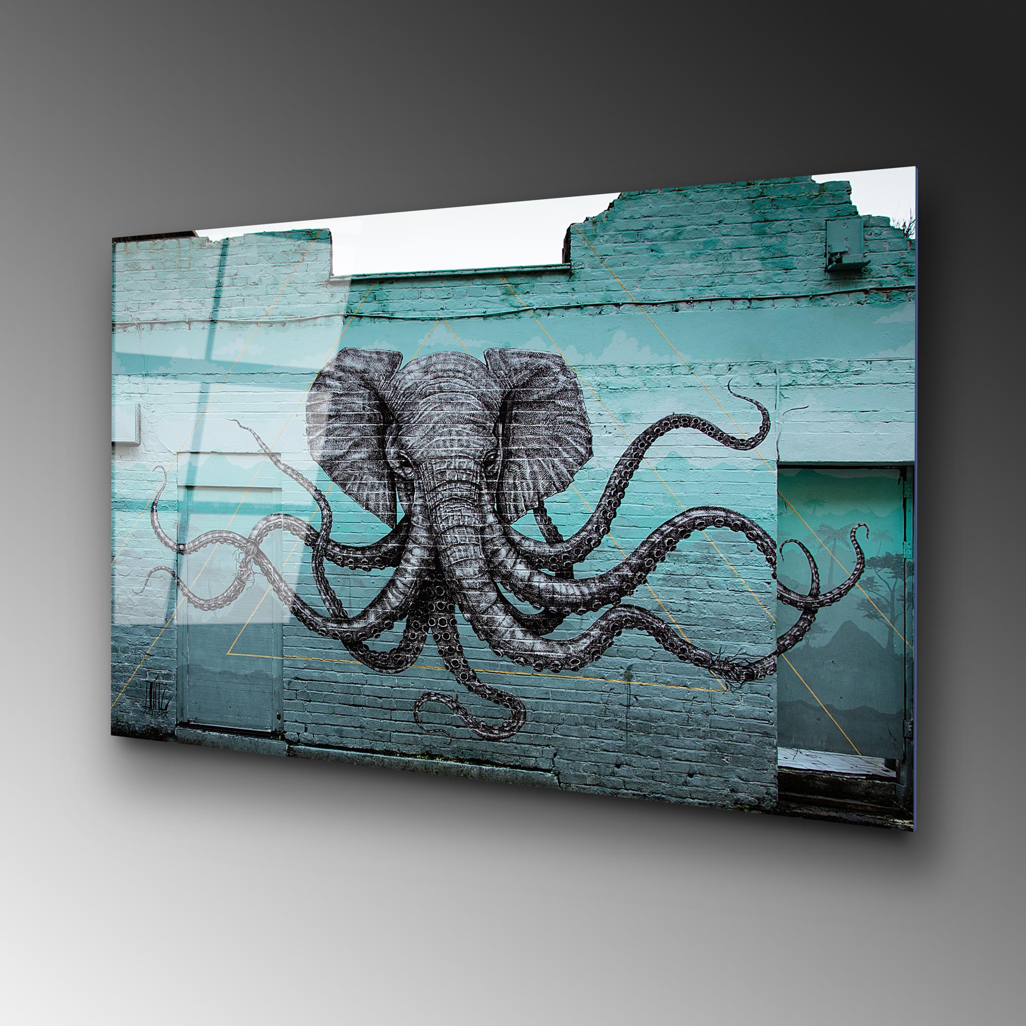 UV-055 Baskılı Cam Dikdörtgen Duvar Tablosu | ByLamp