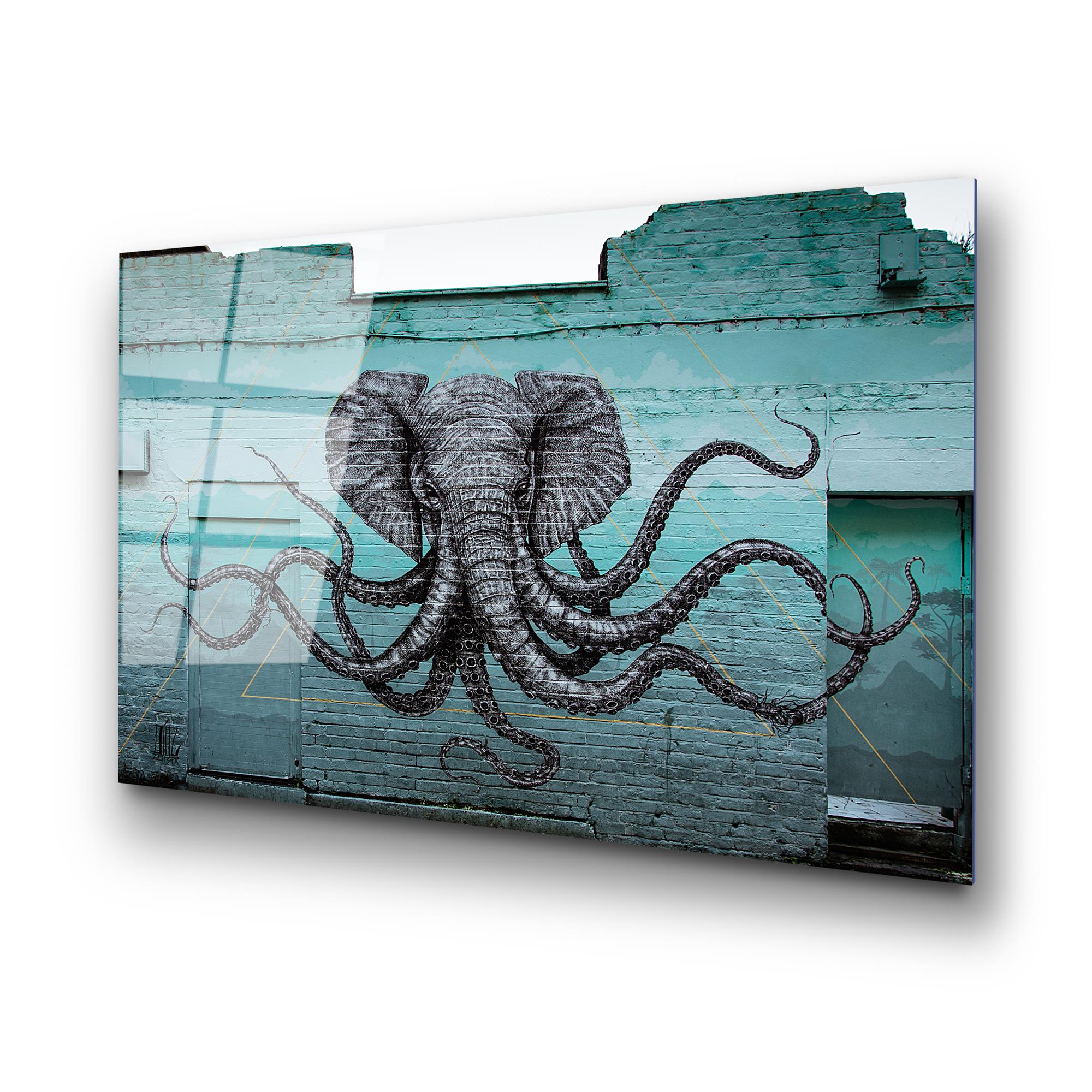 UV-055 Baskılı Cam Dikdörtgen Duvar Tablosu | ByLamp