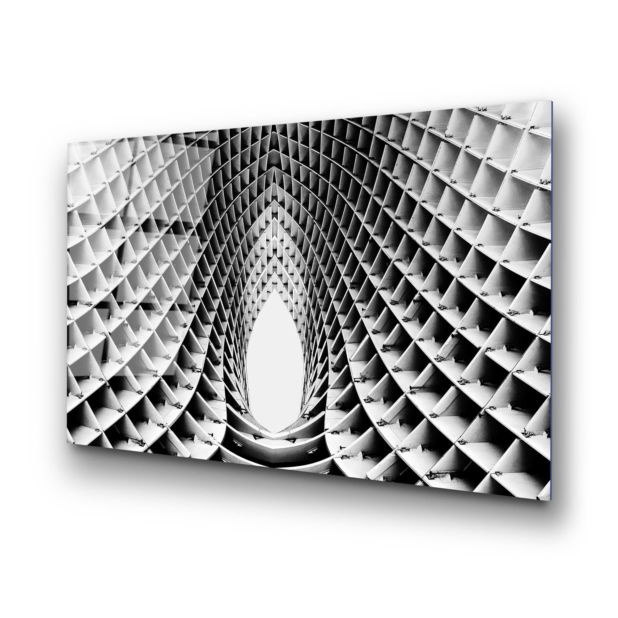 UV-056 Baskılı Cam Dikdörtgen Duvar Tablosu | ByLamp