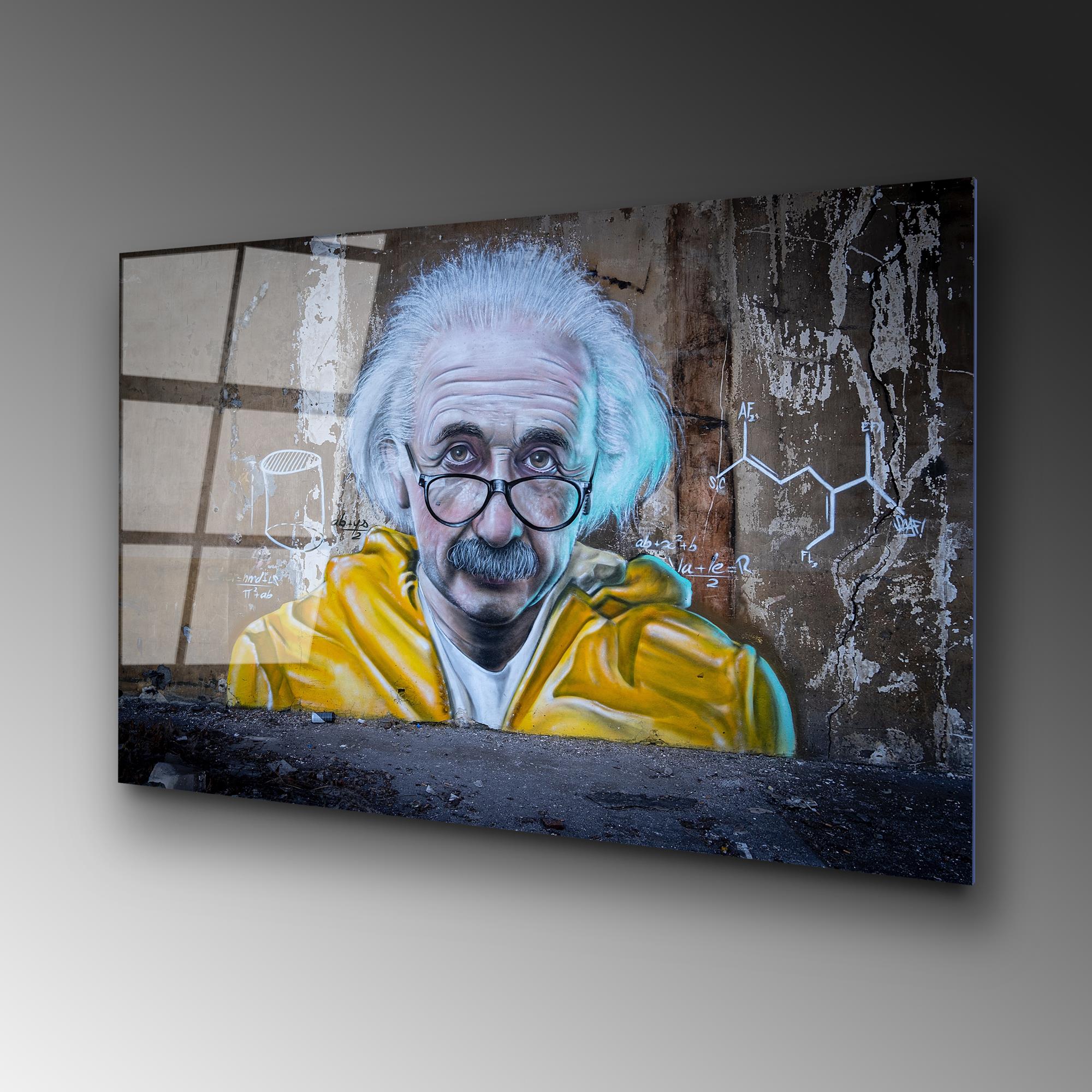 UV-057 Baskılı Cam Dikdörtgen Duvar Tablosu | ByLamp