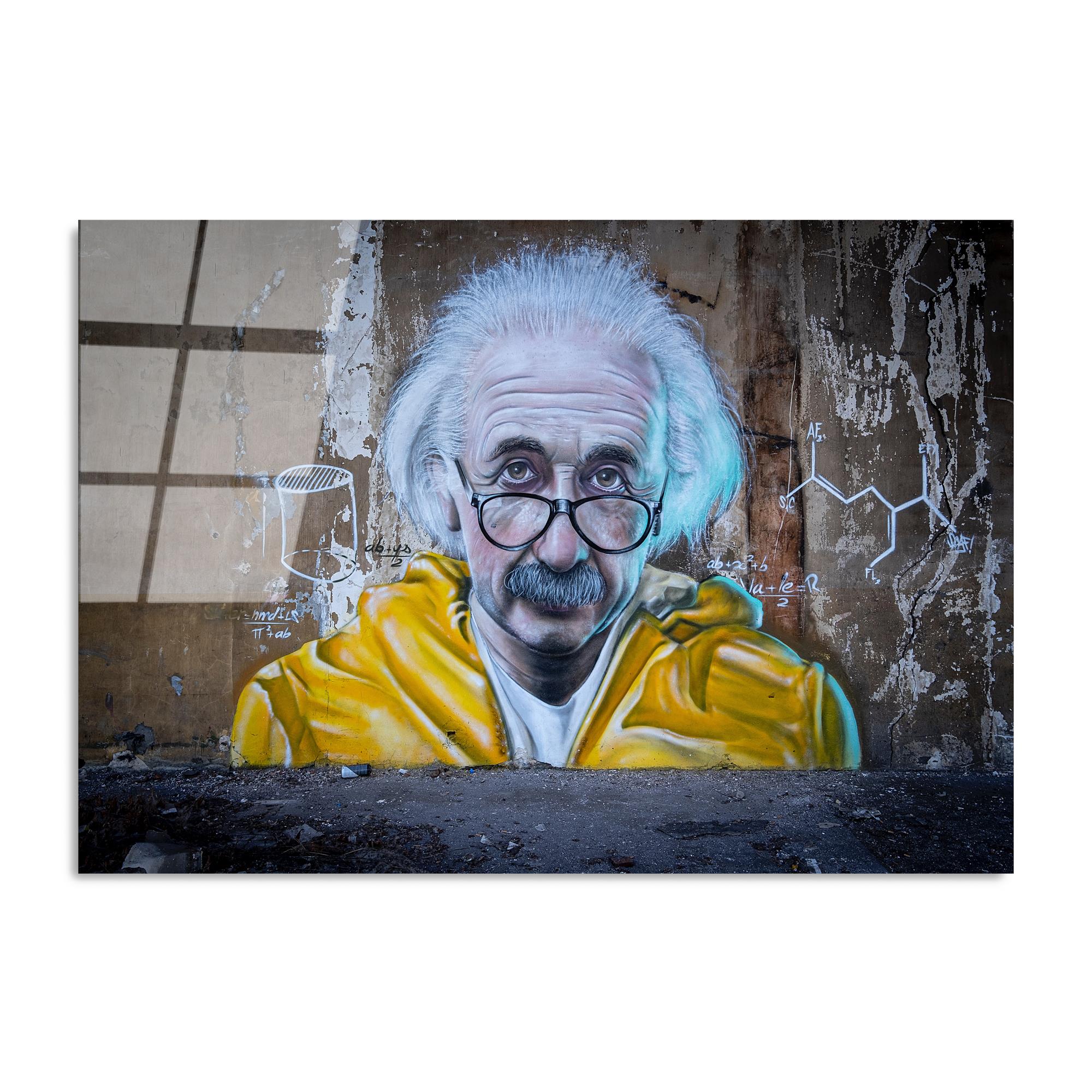 UV-057 Baskılı Cam Dikdörtgen Duvar Tablosu | ByLamp