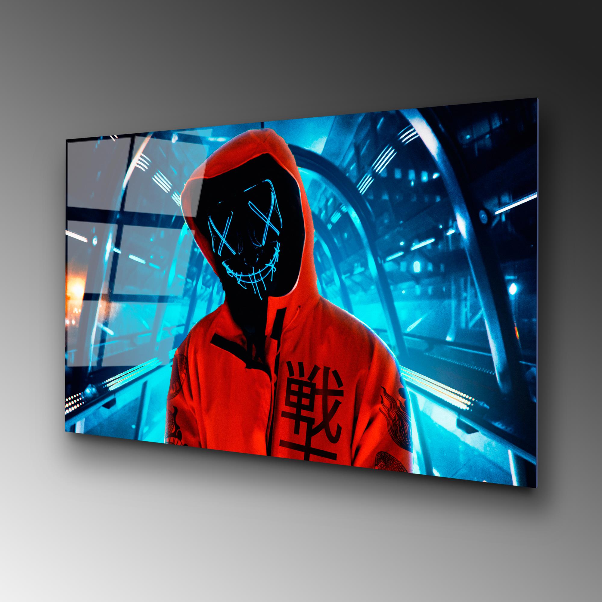 UV-059 Baskılı Cam Dikdörtgen Duvar Tablosu | ByLamp