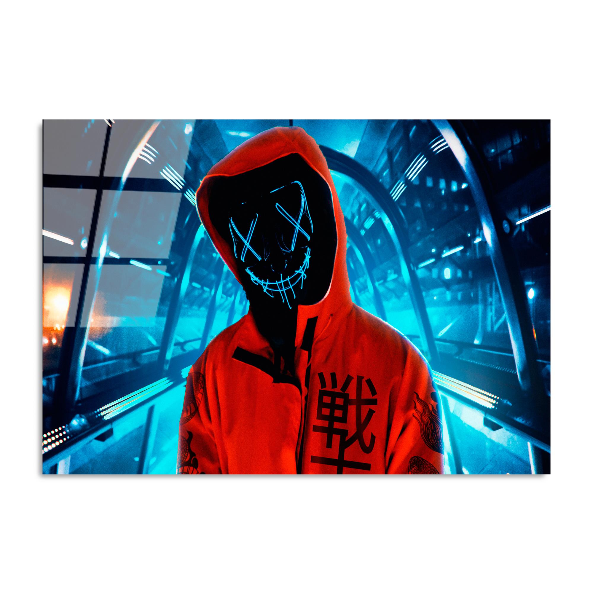 UV-059 Baskılı Cam Dikdörtgen Duvar Tablosu | ByLamp