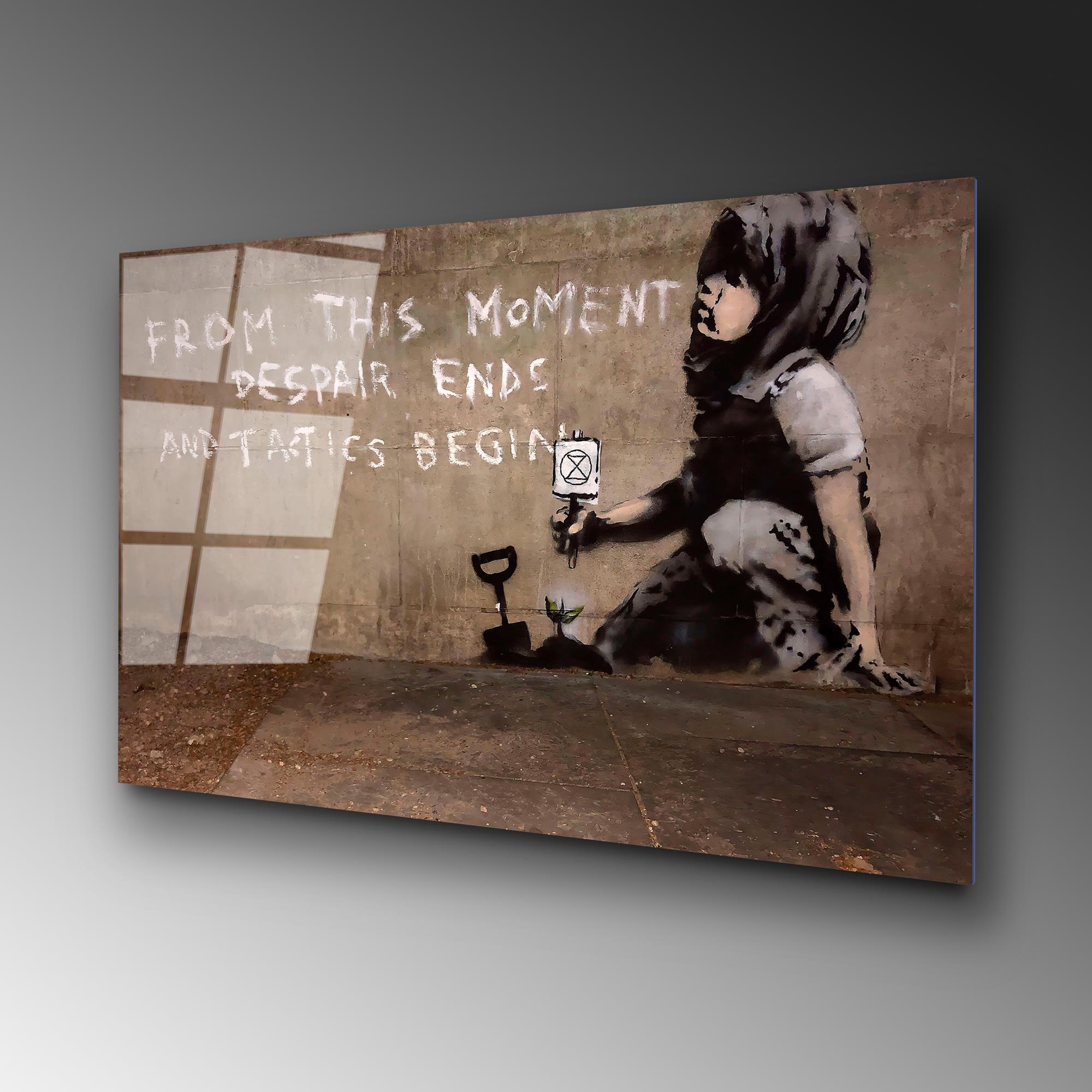 UV-061 Baskılı Cam Dikdörtgen Duvar Tablosu | ByLamp