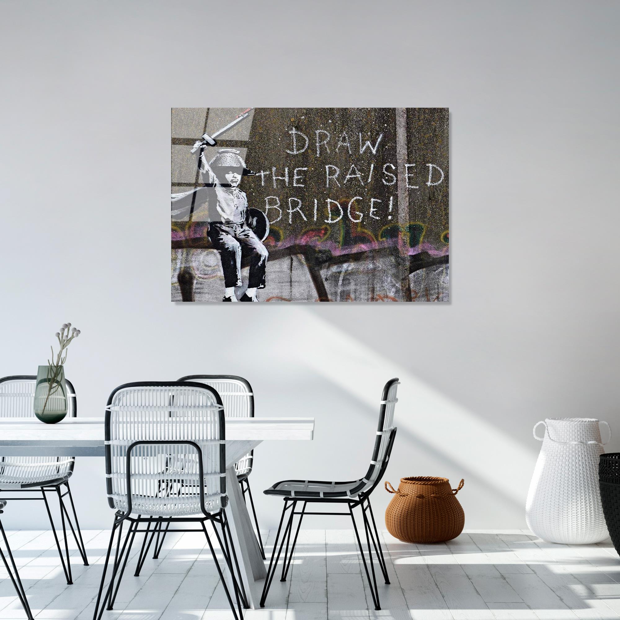 UV-062 Baskılı Cam Dikdörtgen Duvar Tablosu | ByLamp