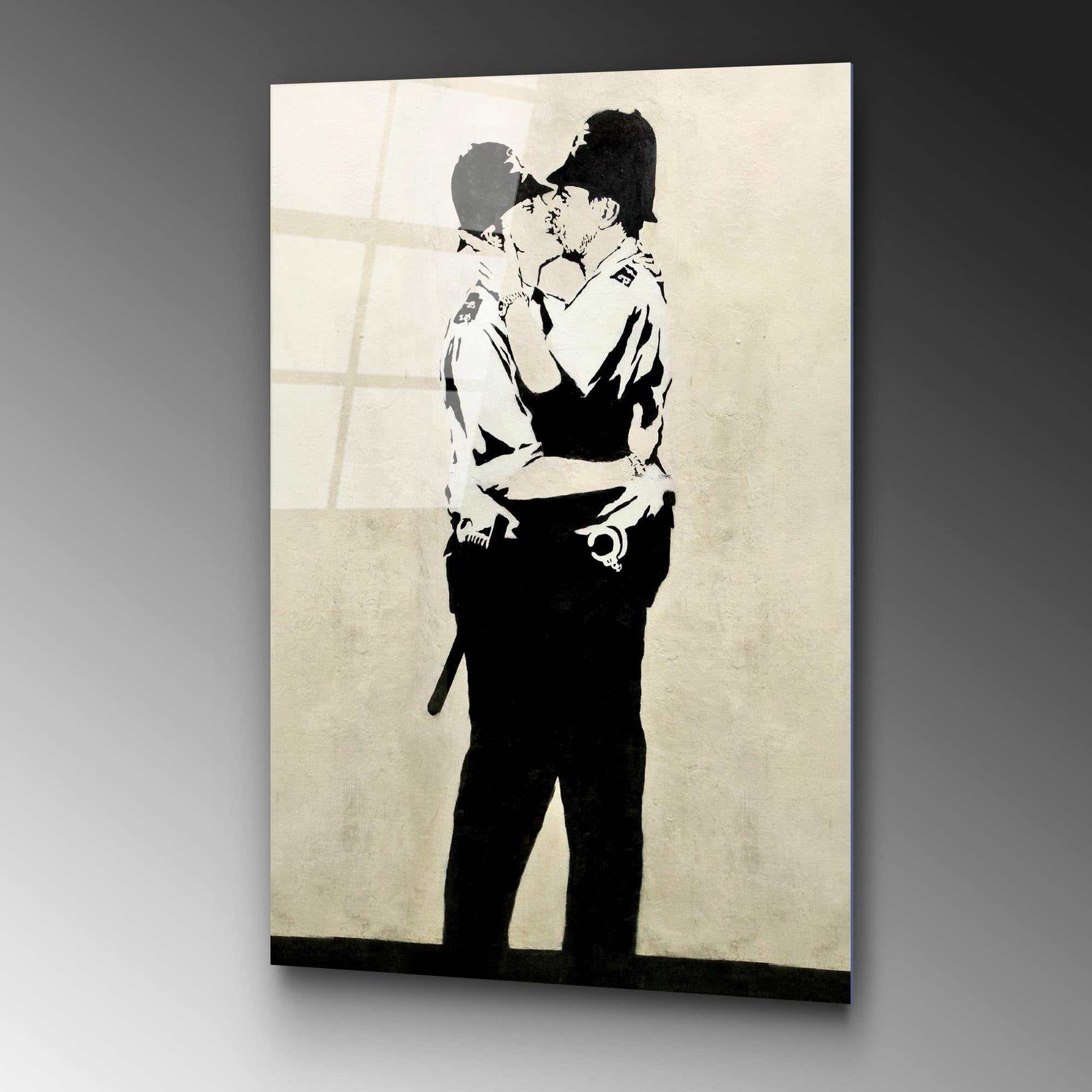 UV-063 Baskılı Cam Dikdörtgen Duvar Tablosu | ByLamp