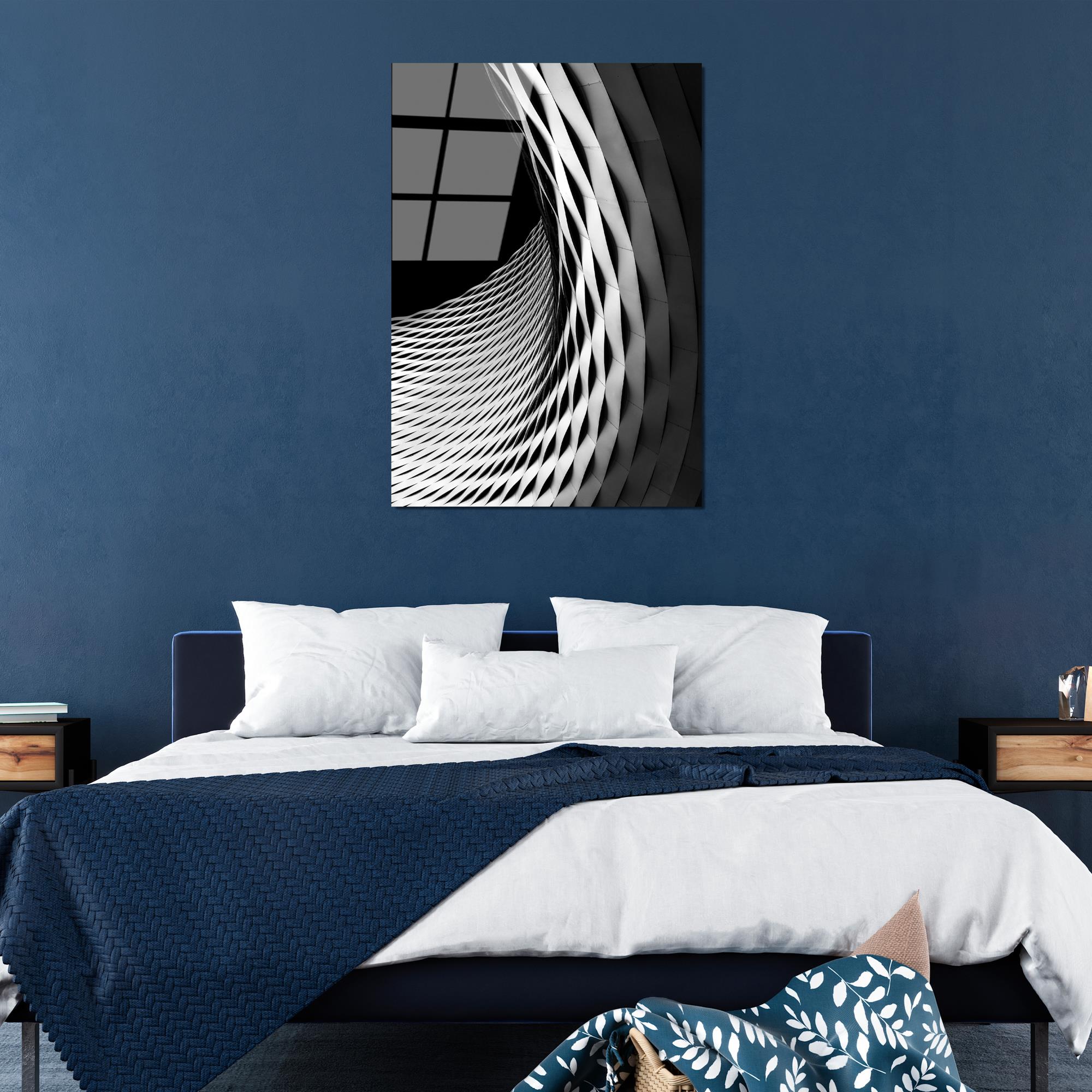 UV-065 Baskılı Cam Dikdörtgen Duvar Tablosu | ByLamp