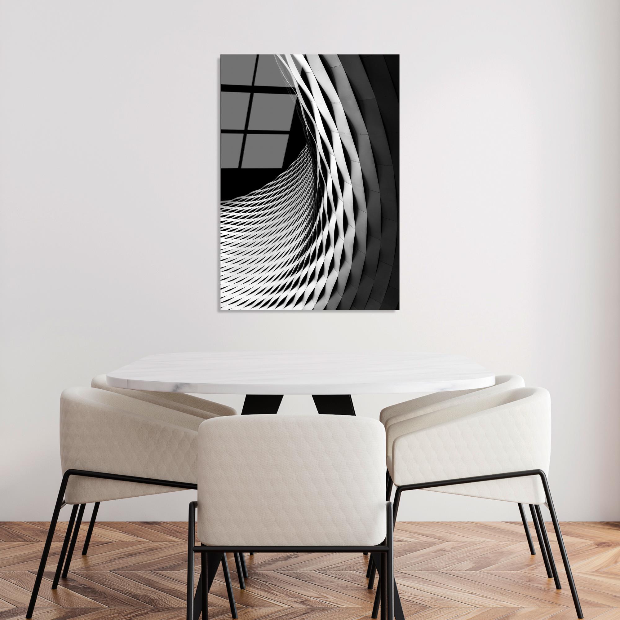 UV-065 Baskılı Cam Dikdörtgen Duvar Tablosu | ByLamp