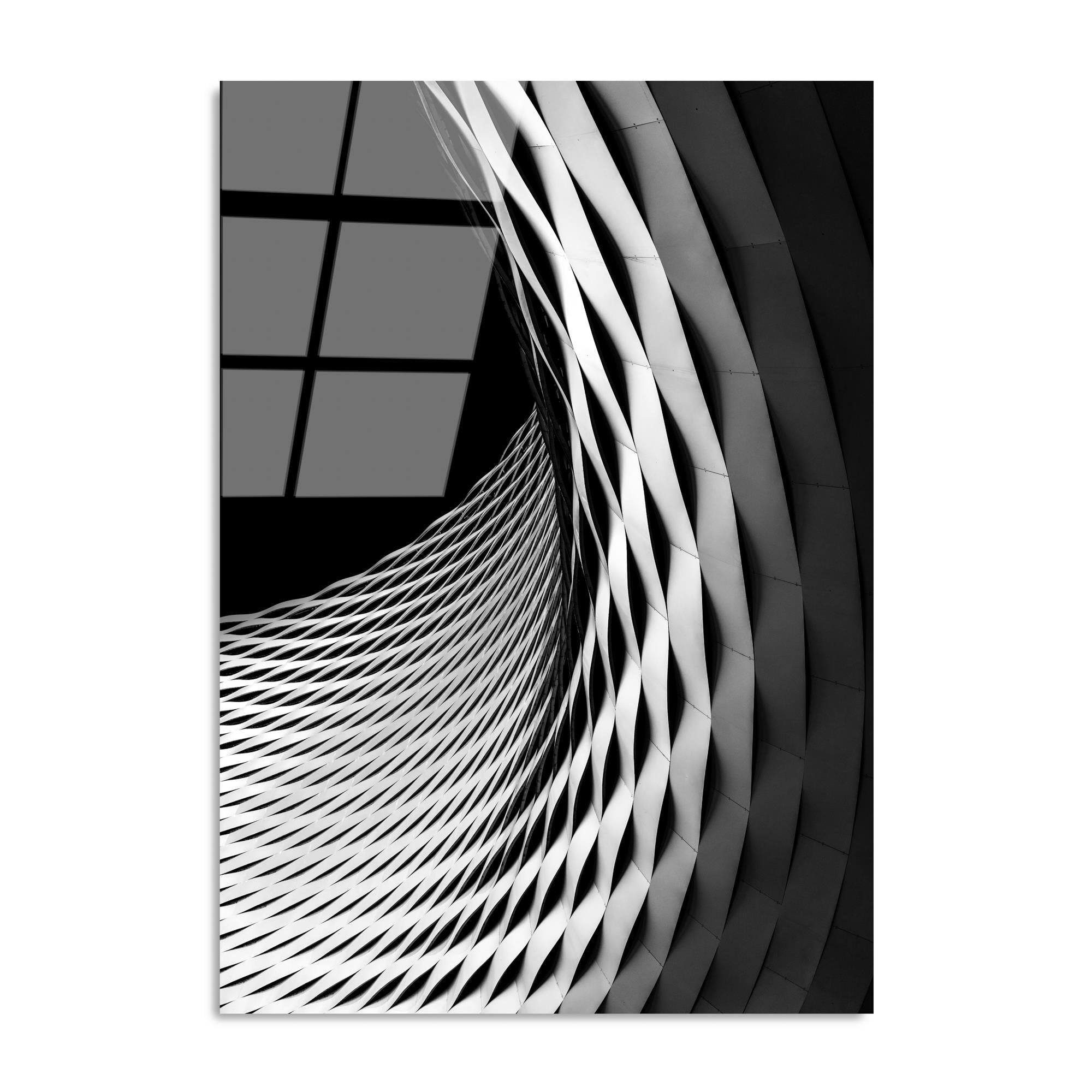 UV-065 Baskılı Cam Dikdörtgen Duvar Tablosu | ByLamp