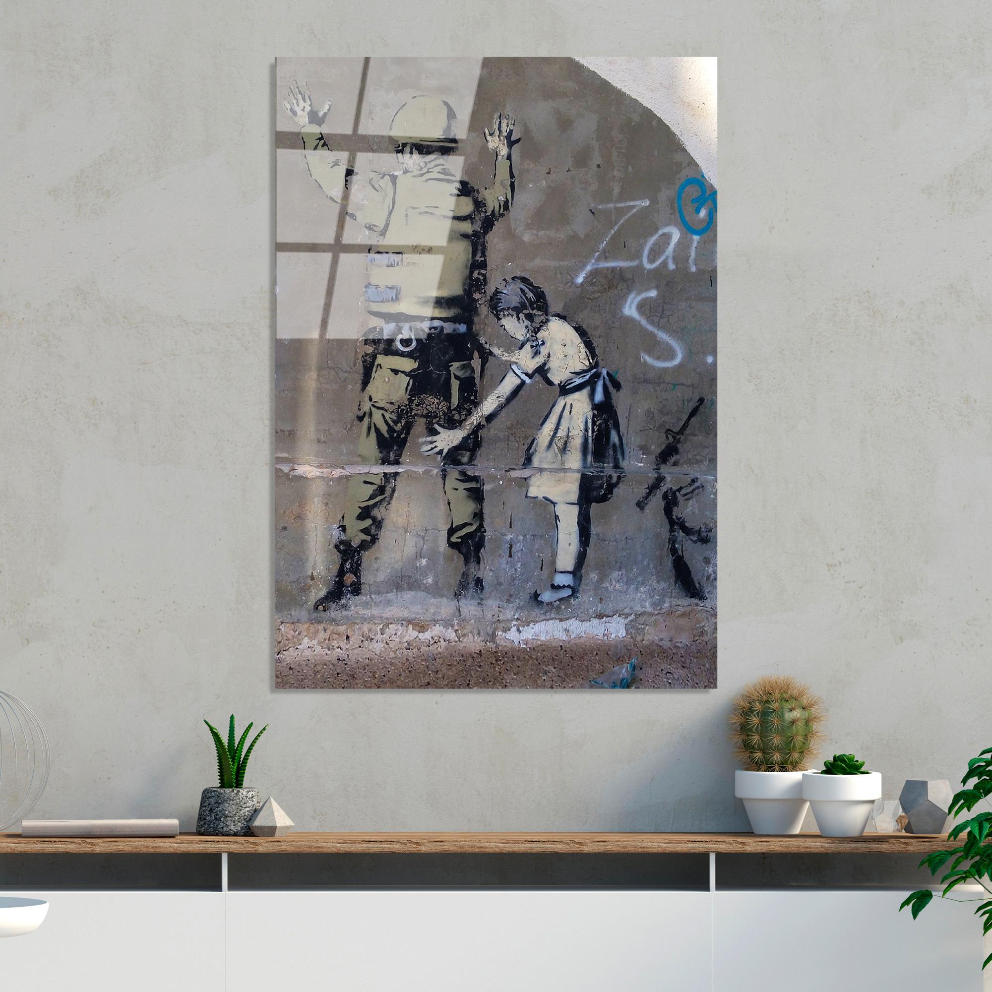 UV-067 Baskılı Cam Dikdörtgen Duvar Tablosu | ByLamp