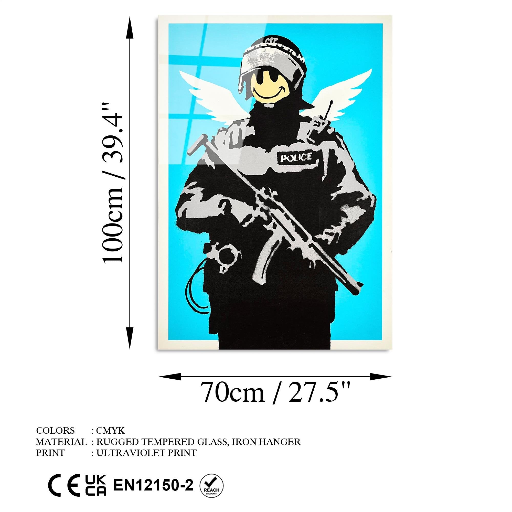 UV-069 Baskılı Cam Dikdörtgen Duvar Tablosu | ByLamp