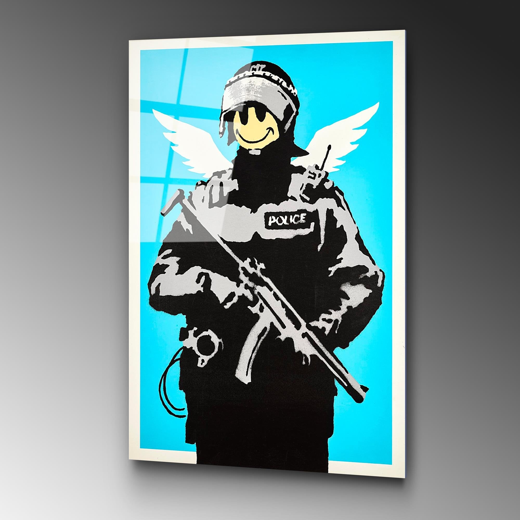 UV-069 Baskılı Cam Dikdörtgen Duvar Tablosu | ByLamp