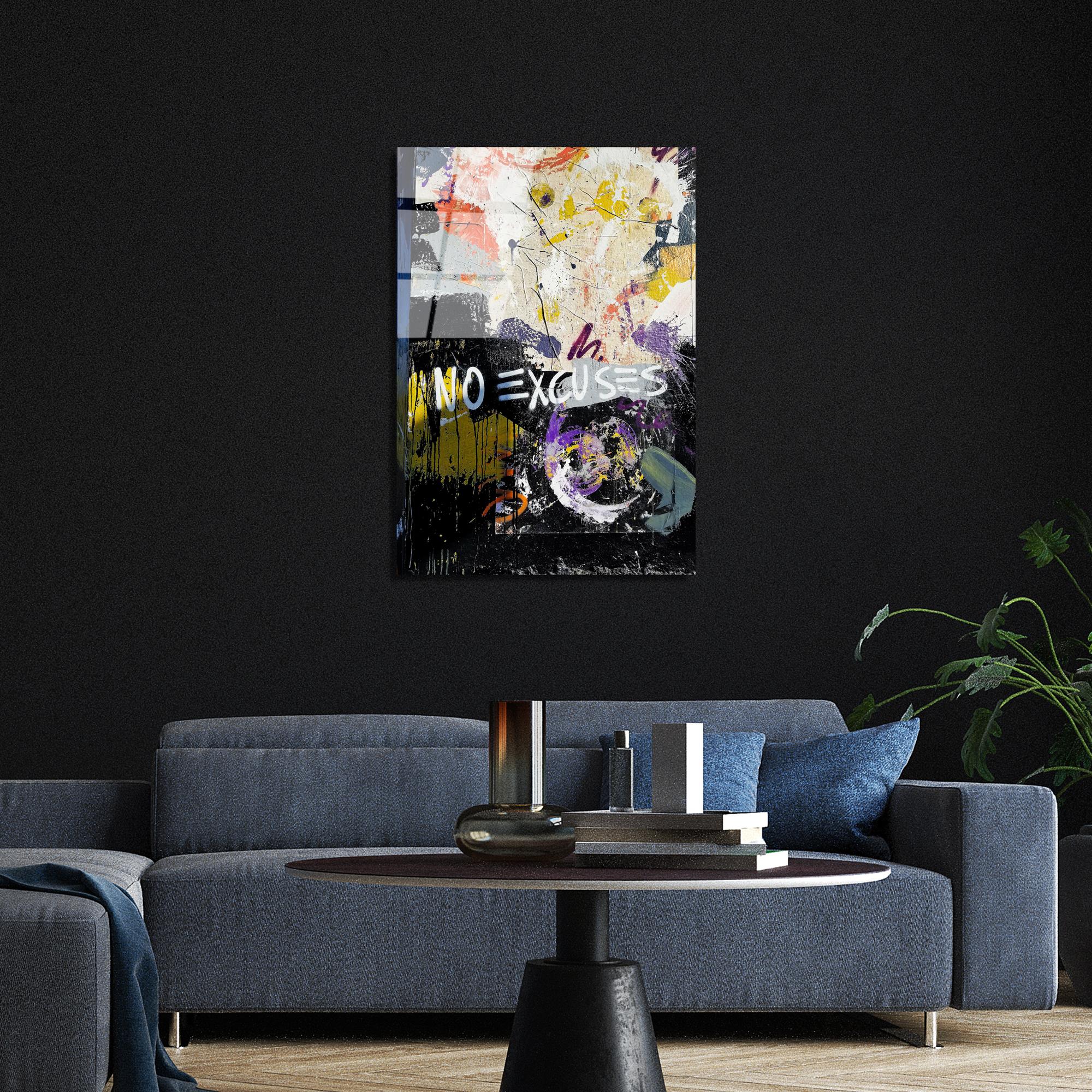 UV-070 Baskılı Cam Dikdörtgen Duvar Tablosu | ByLamp