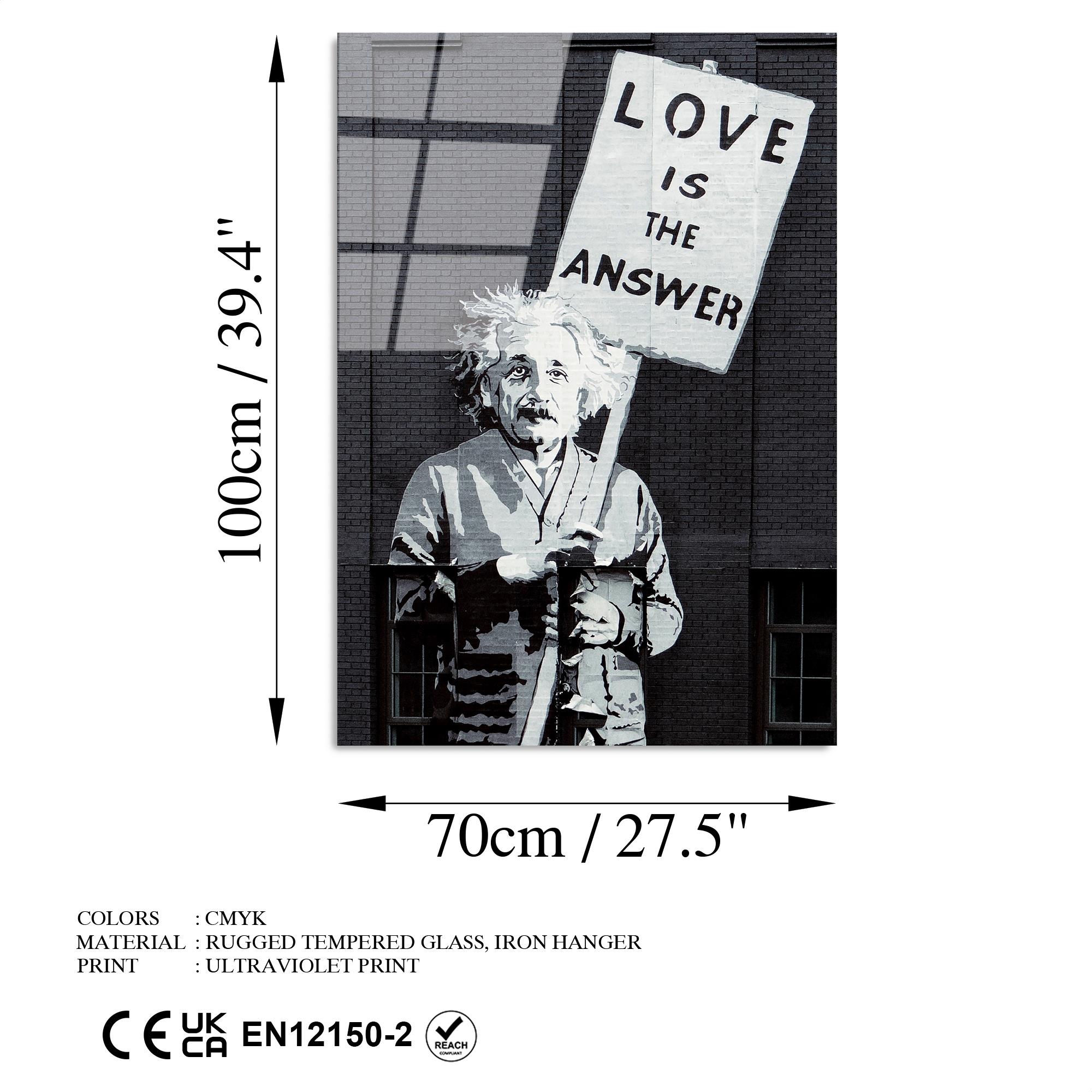 UV-071 Baskılı Cam Dikdörtgen Duvar Tablosu | ByLamp