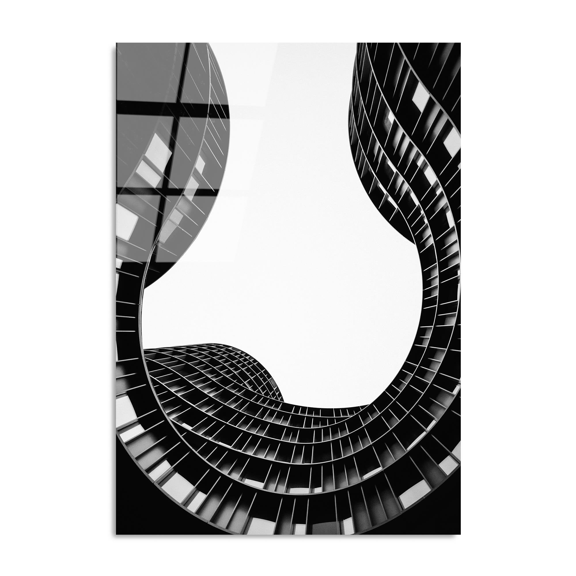 UV-072 Baskılı Cam Dikdörtgen Duvar Tablosu | ByLamp