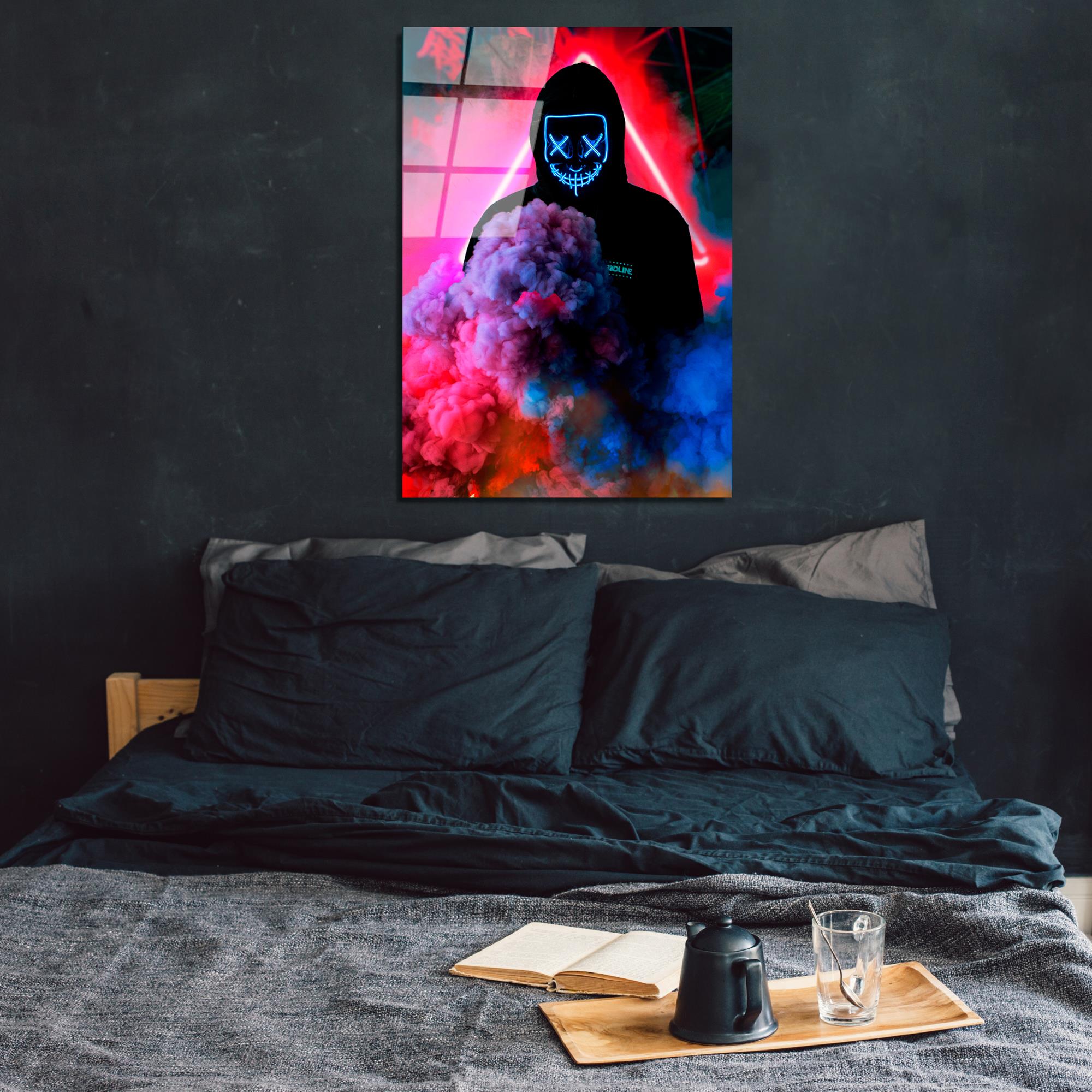 UV-080 Baskılı Cam Dikdörtgen Duvar Tablosu | ByLamp