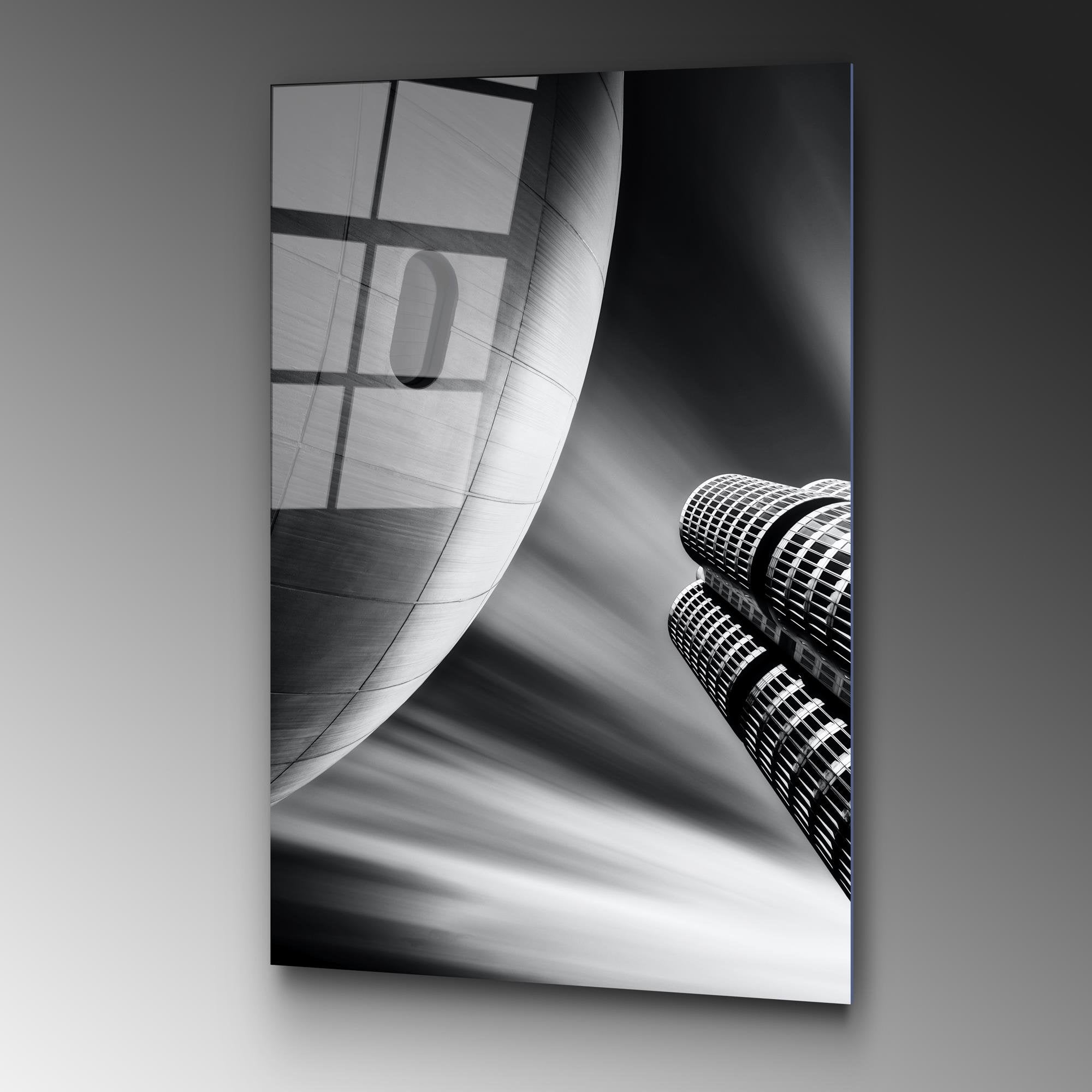 UV-083 Baskılı Cam Dikdörtgen Duvar Tablosu | ByLamp