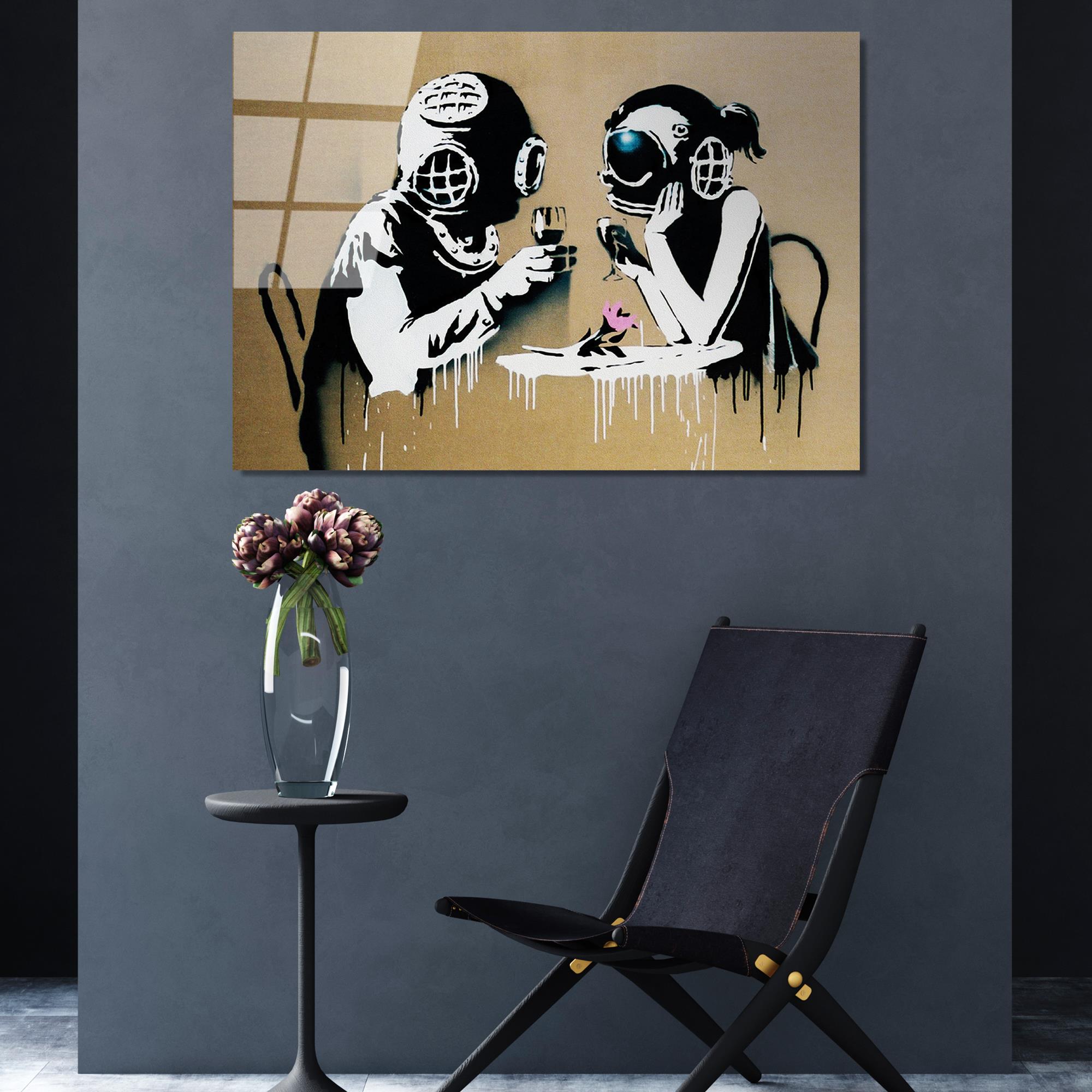 UV-087 Baskılı Cam Dikdörtgen Duvar Tablosu | ByLamp